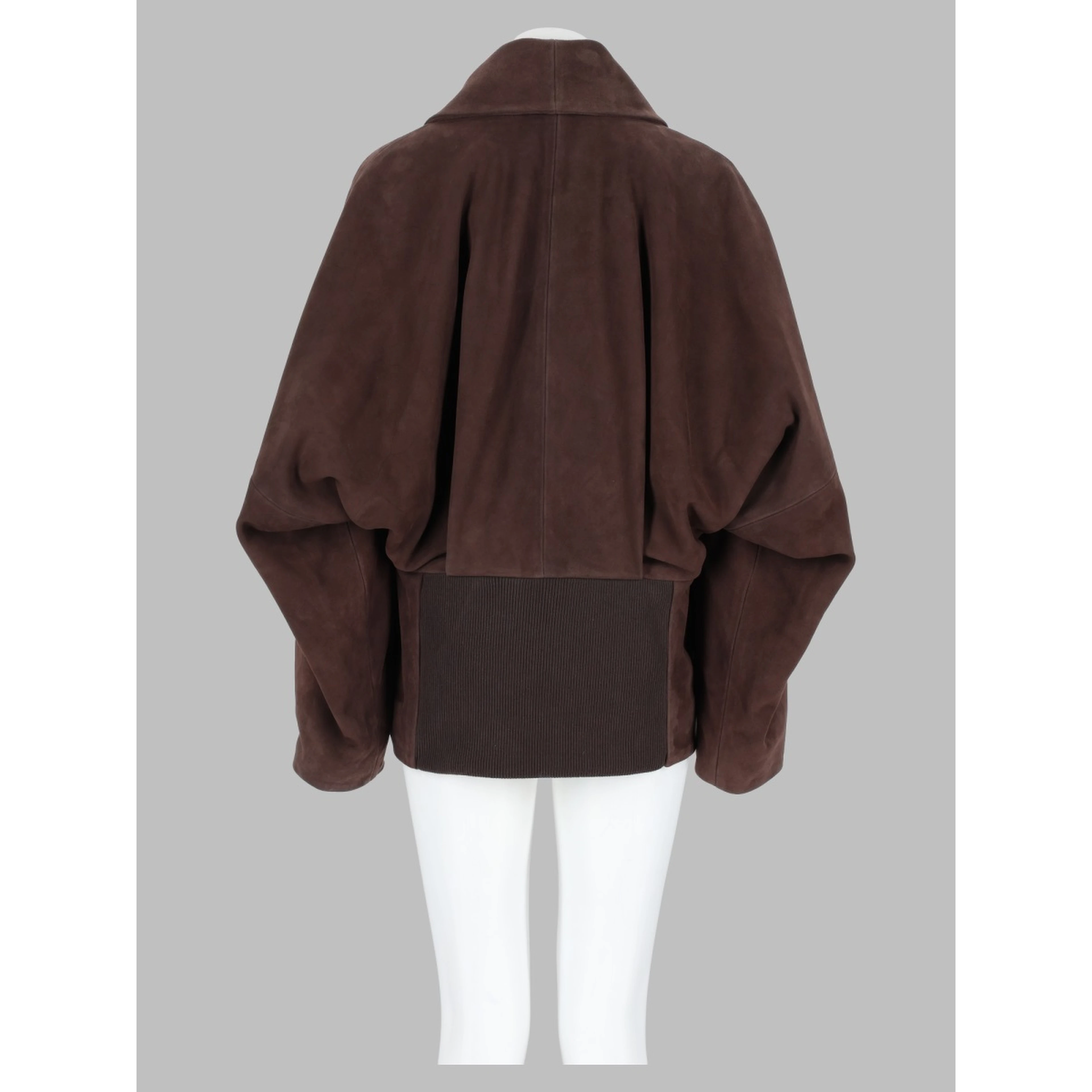 Giacca "Wrap" in Suede