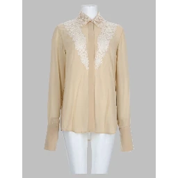 Camicia In Georgette Di Seta