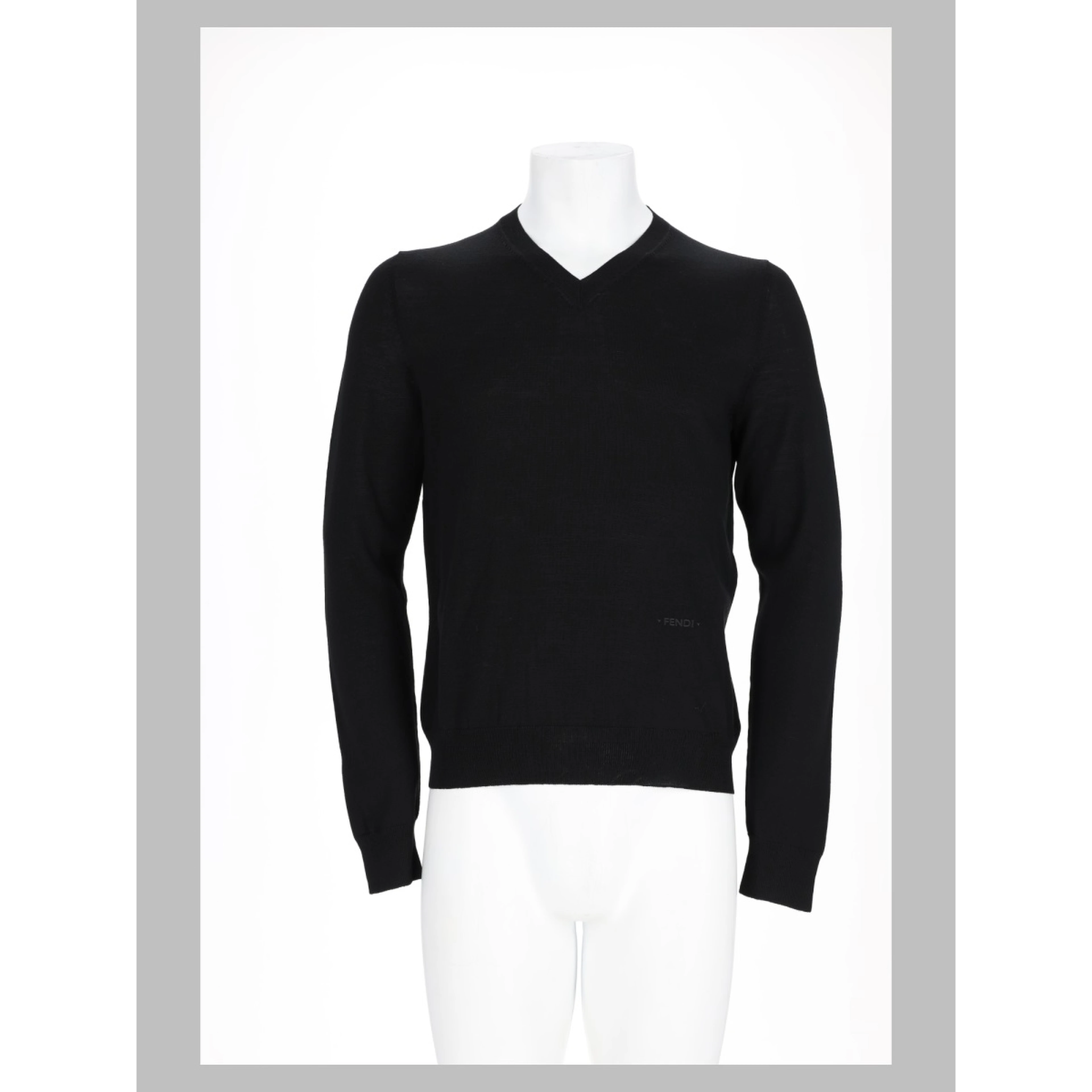 Maglia In Lana Con Scollo a V