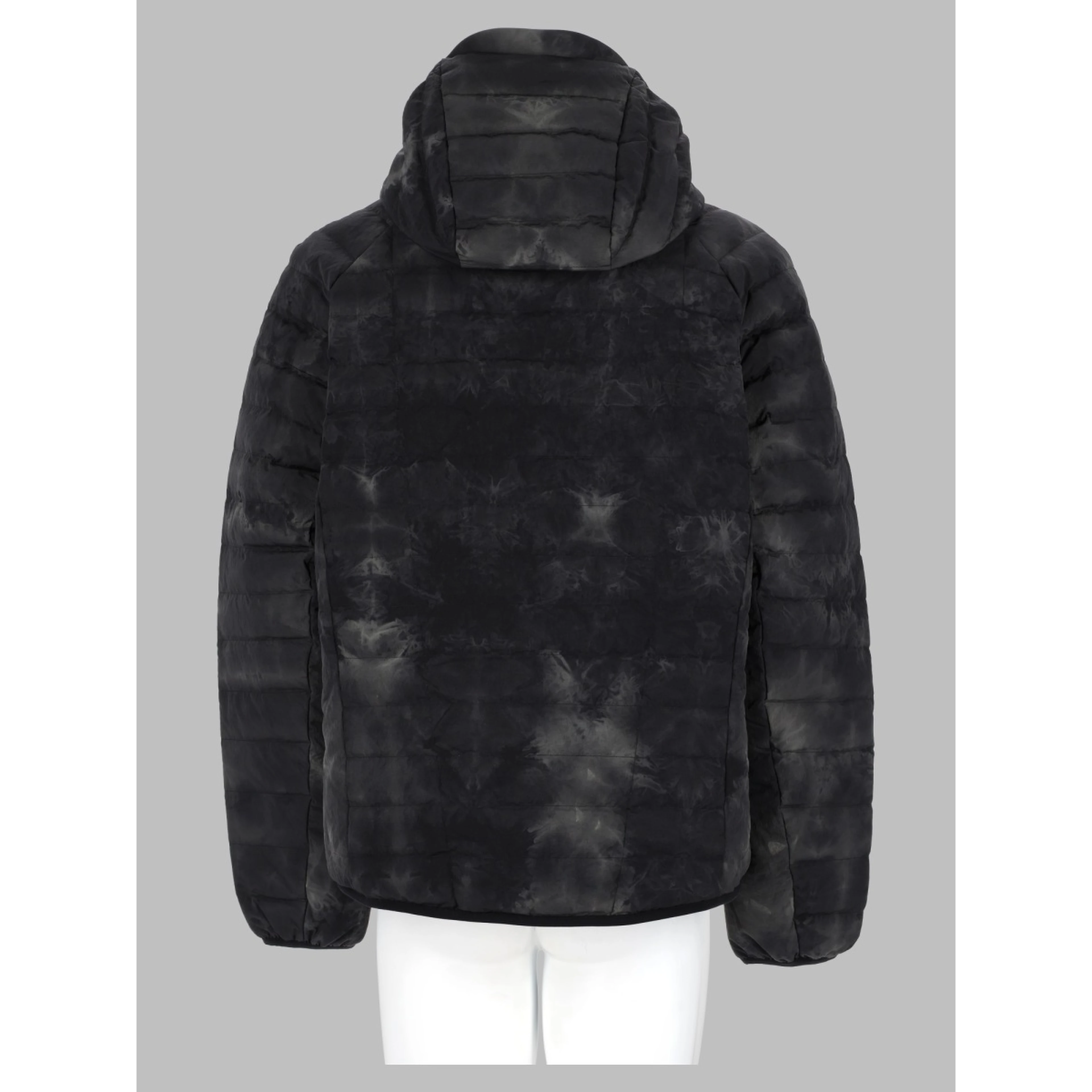 Giacca Imbottita "Tie-Dye" con Cappuccio