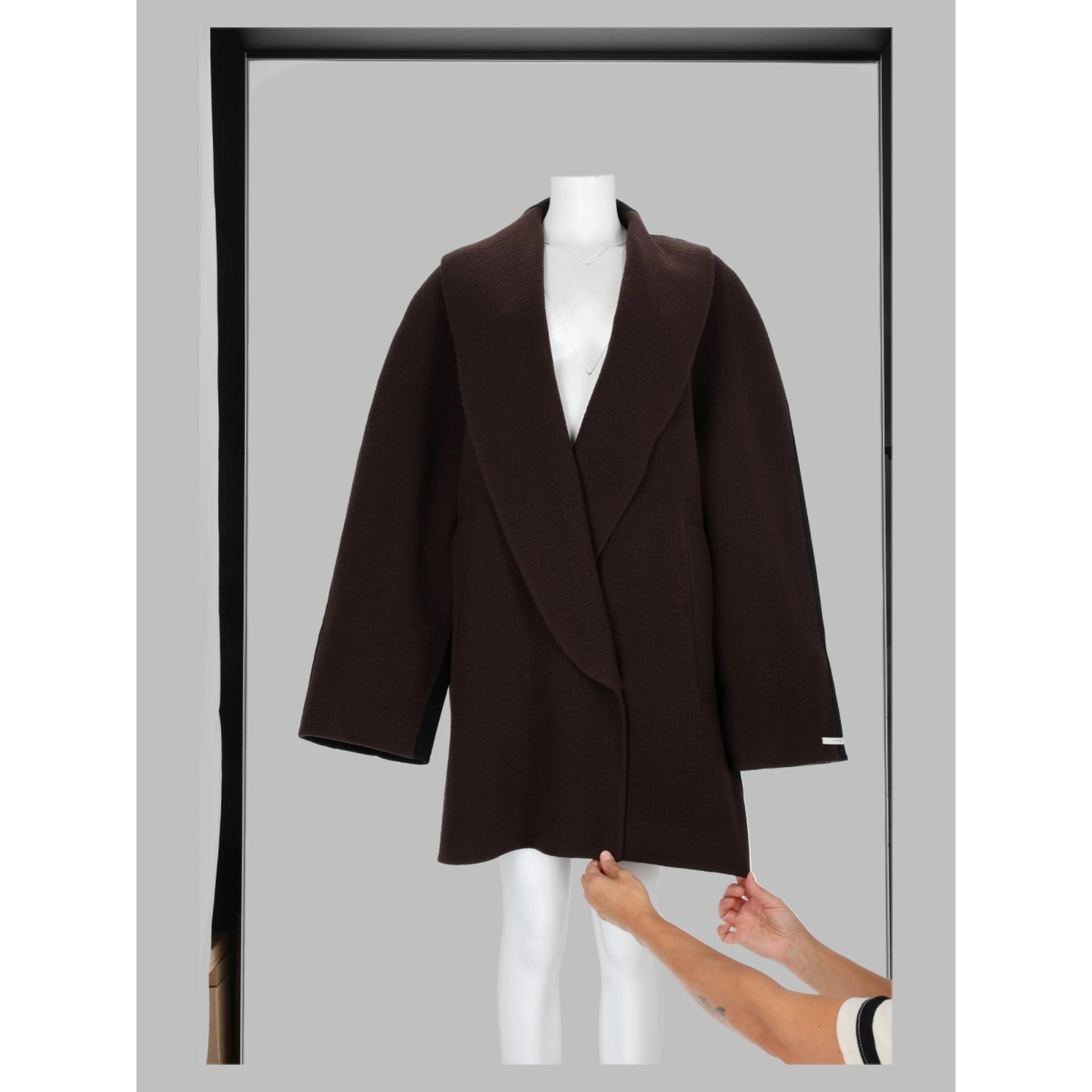 Cappotto Doppiopetto In Lana e Cashmere