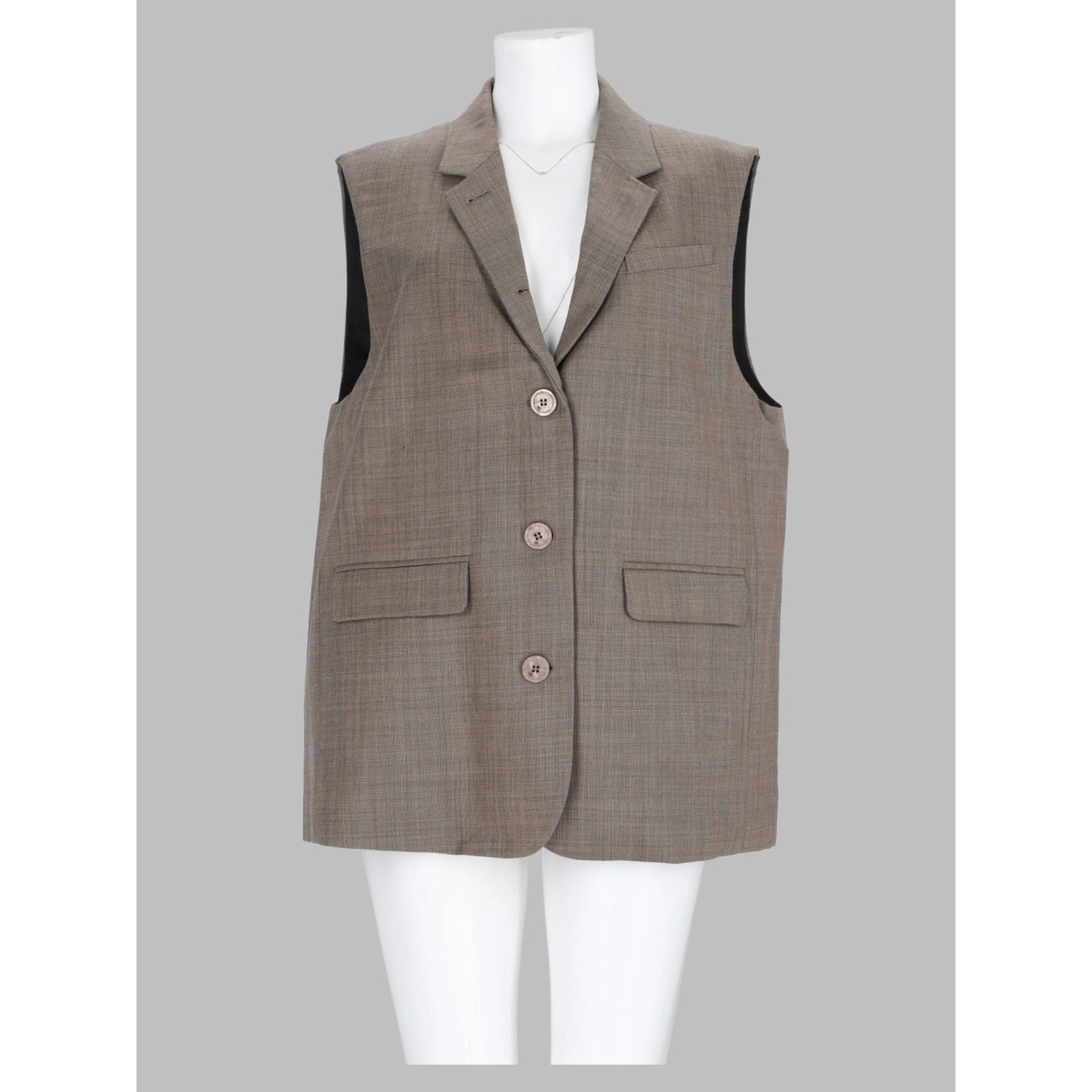 Gilet in Misto Lana Mélange