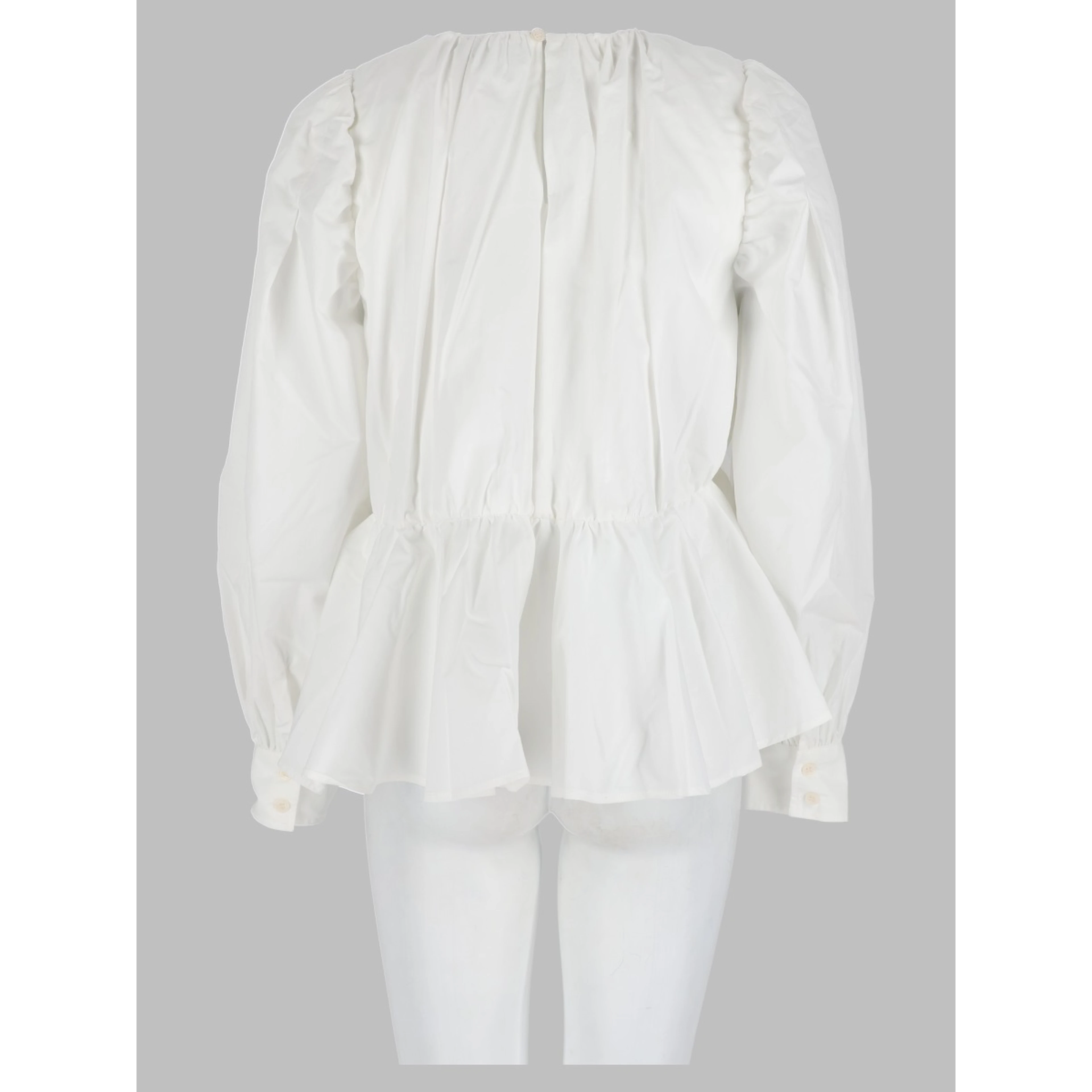 Blusa In Popeline Di Cotone