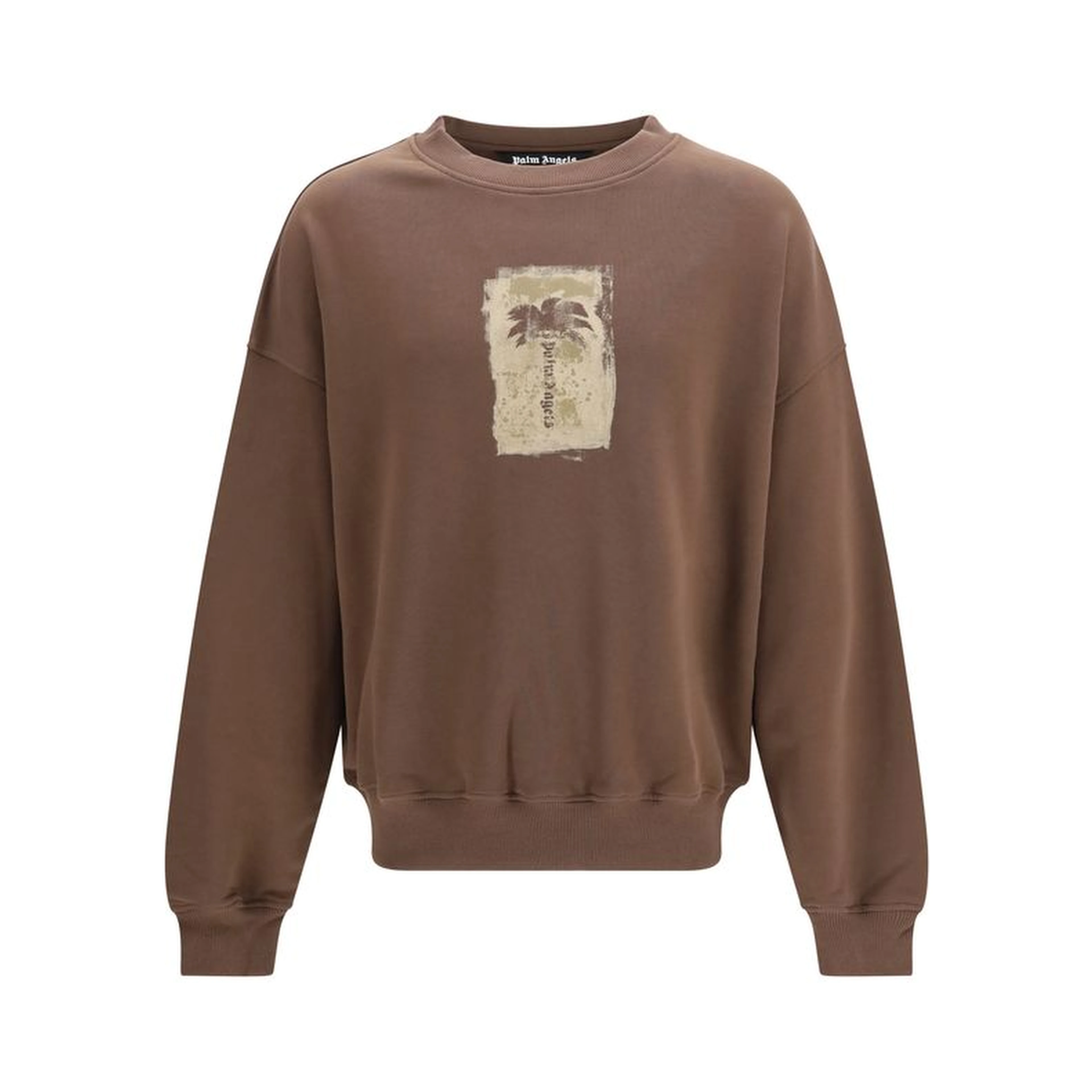 Brown Cotton Sweatshirt