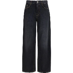 Black Cotton Jeans Denim