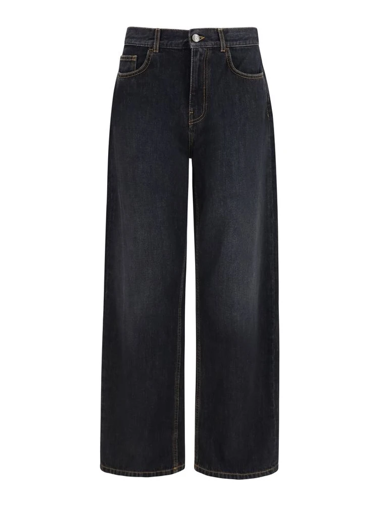 Black Cotton Jeans Denim