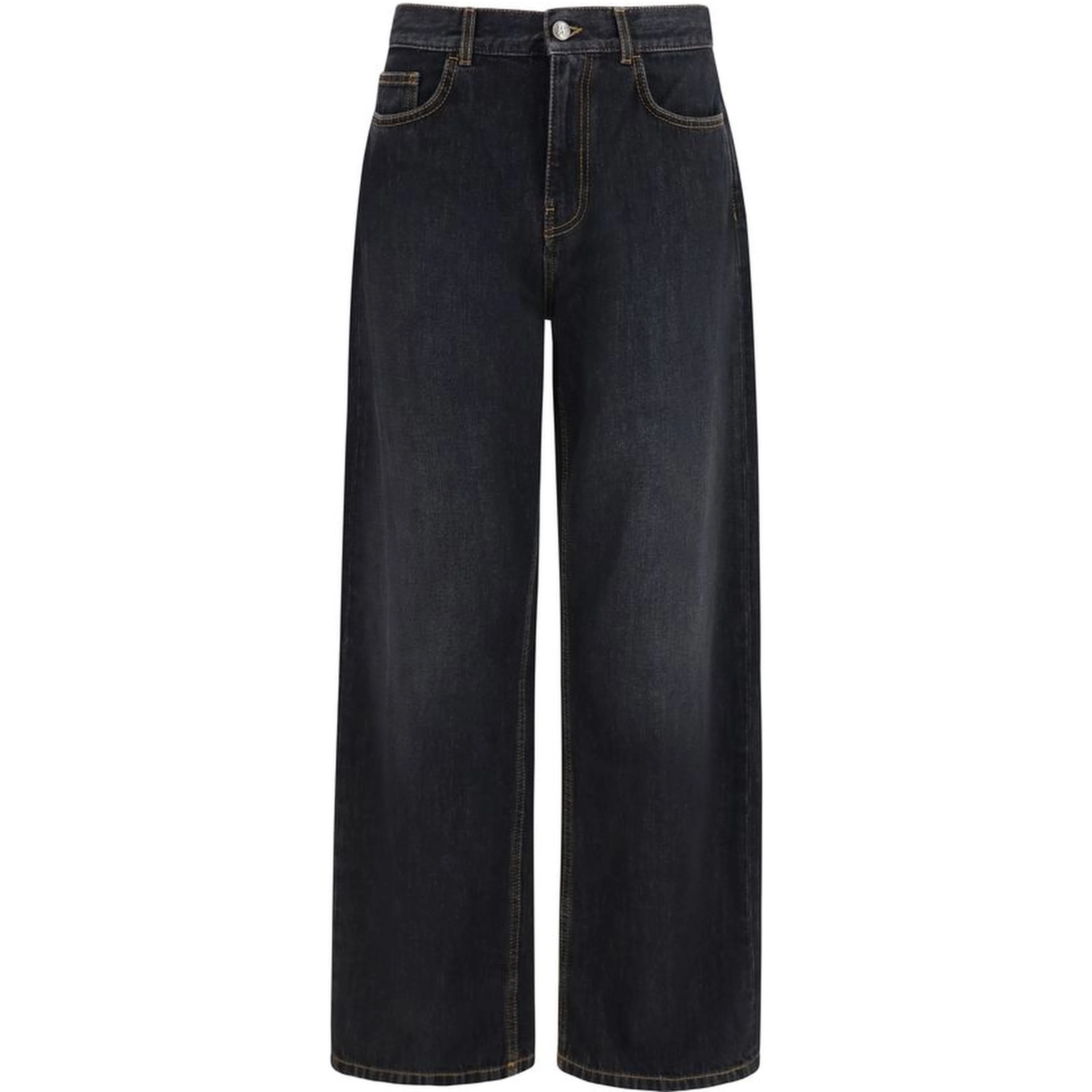 Black Cotton Jeans Denim