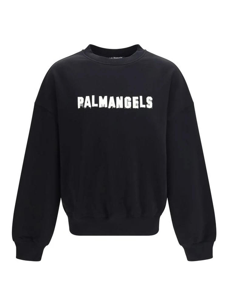 Black Cotton Sweatshirt