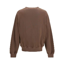 Brown Cotton Sweatshirt