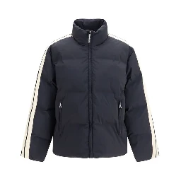 Black Polyamide Full-Length Jacket