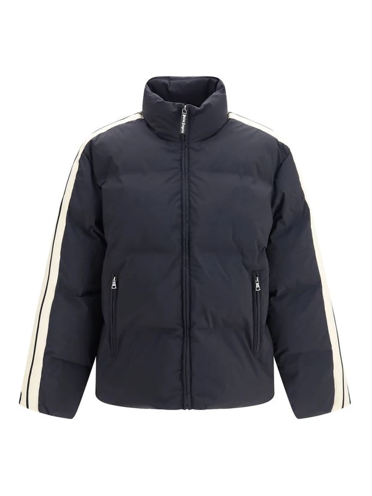 Black Polyamide Full-Length Jacket