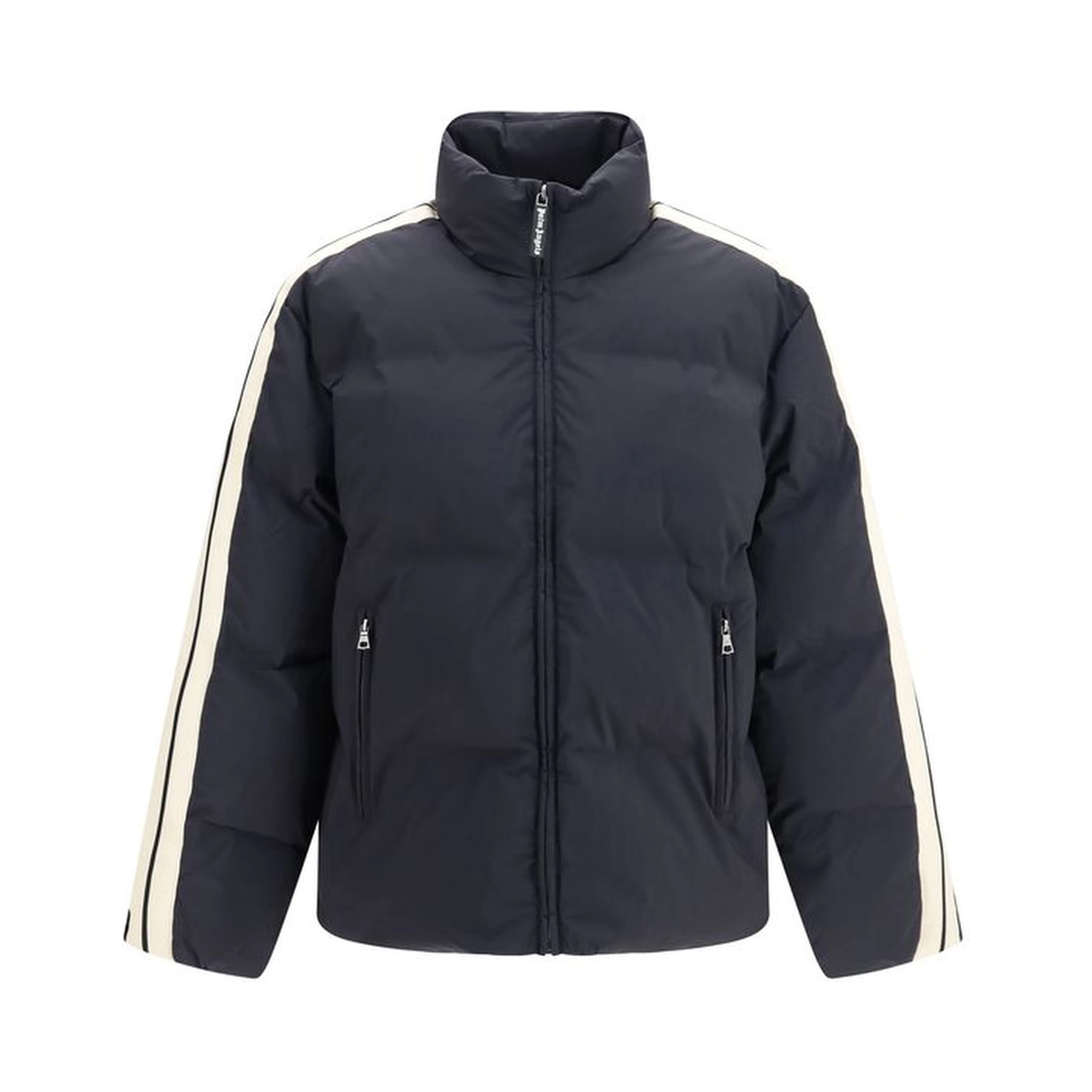 Black Polyamide Full-Length Jacket