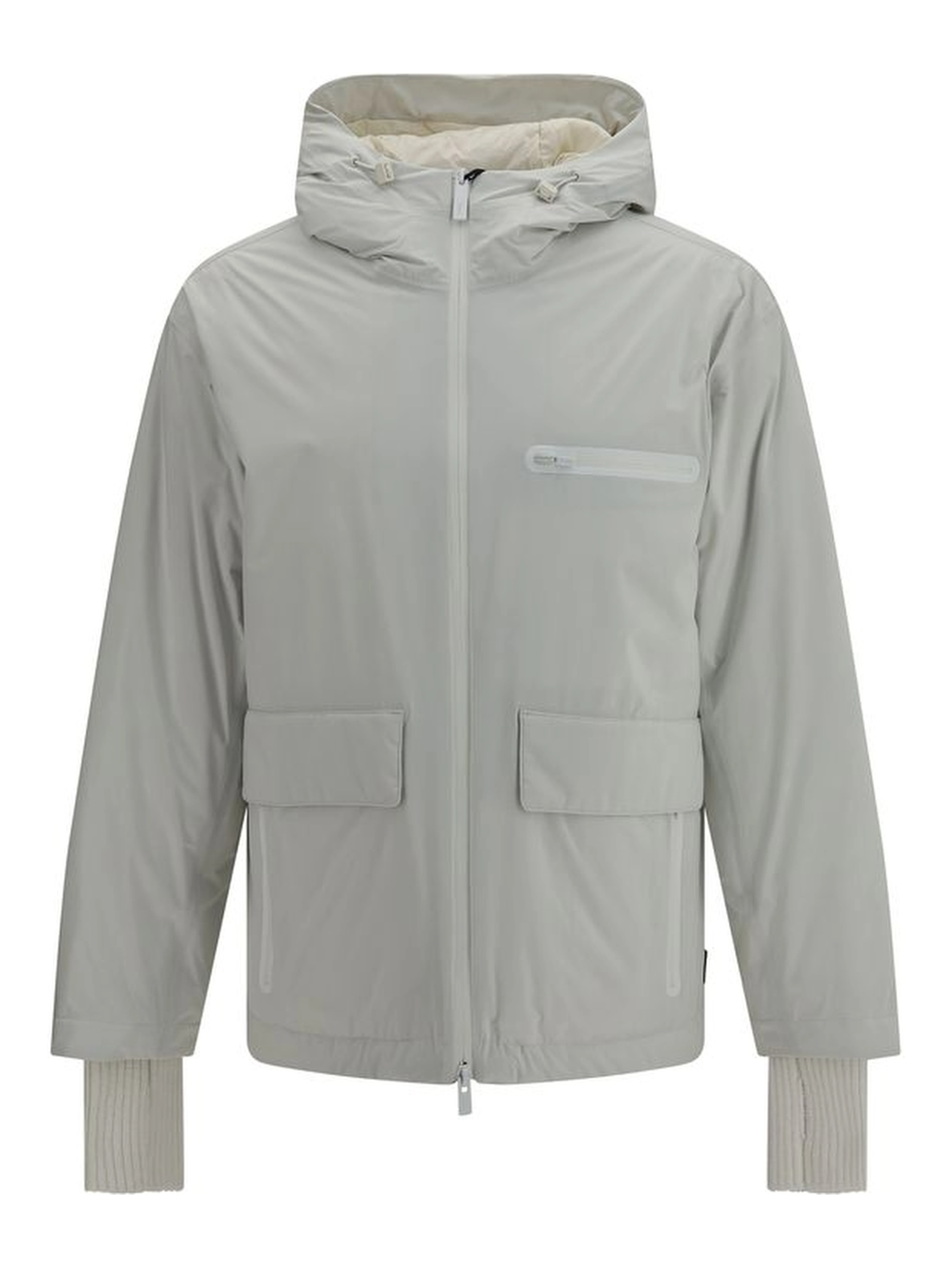 Gray Goose Down Shell Jacket