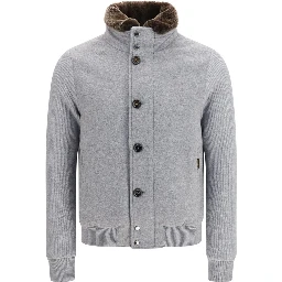Gray Goose Down Full-Length Jacket