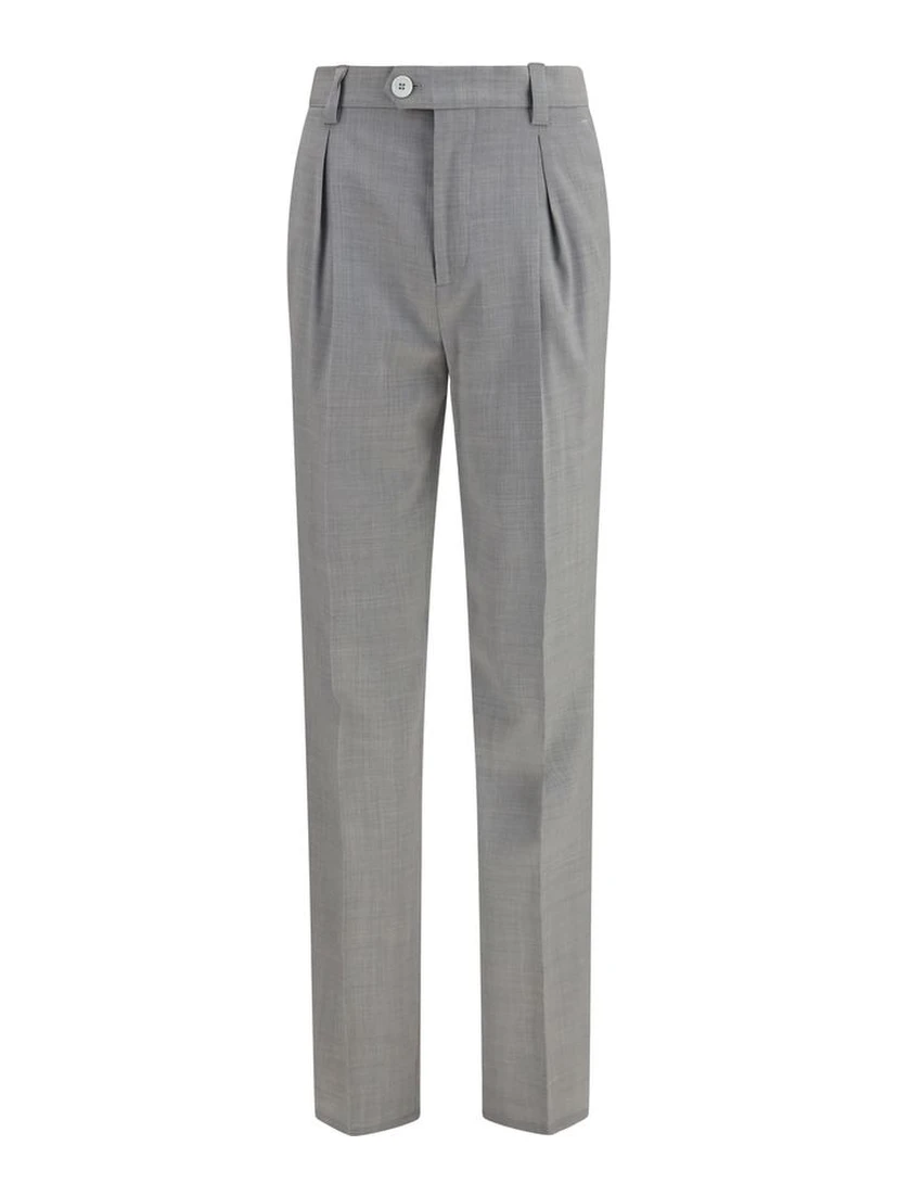 Gray Wool Oves Aries Dress Pants