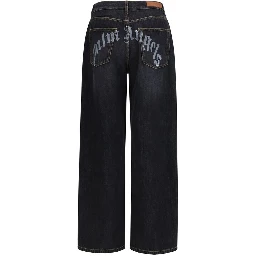 Black Cotton Jeans Denim