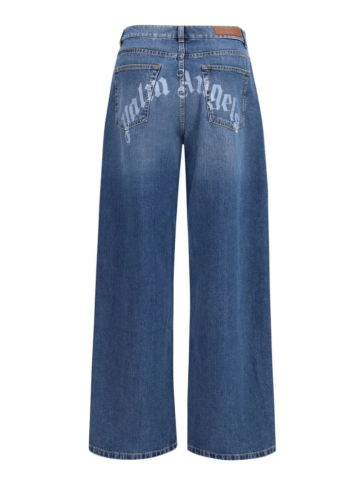 Blue Cotton Jeans Denim alternative