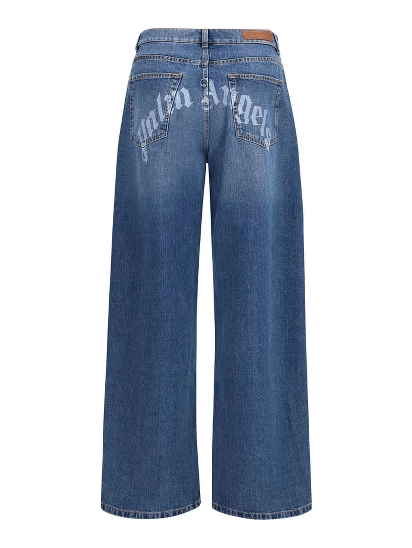 Blue Cotton Jeans Denim