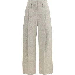 Beige Wool Oves Aries Dress Pants