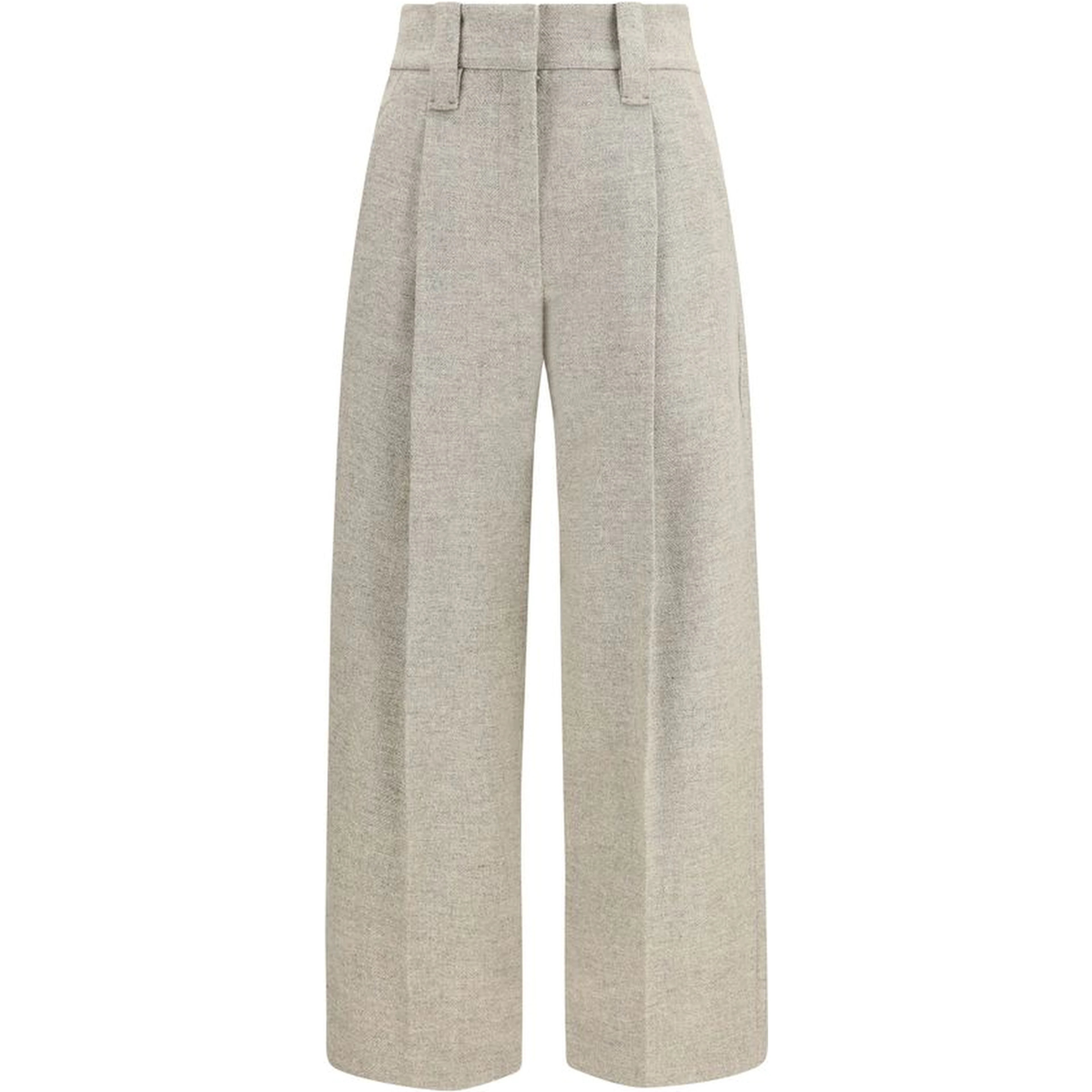 Beige Wool Oves Aries Dress Pants