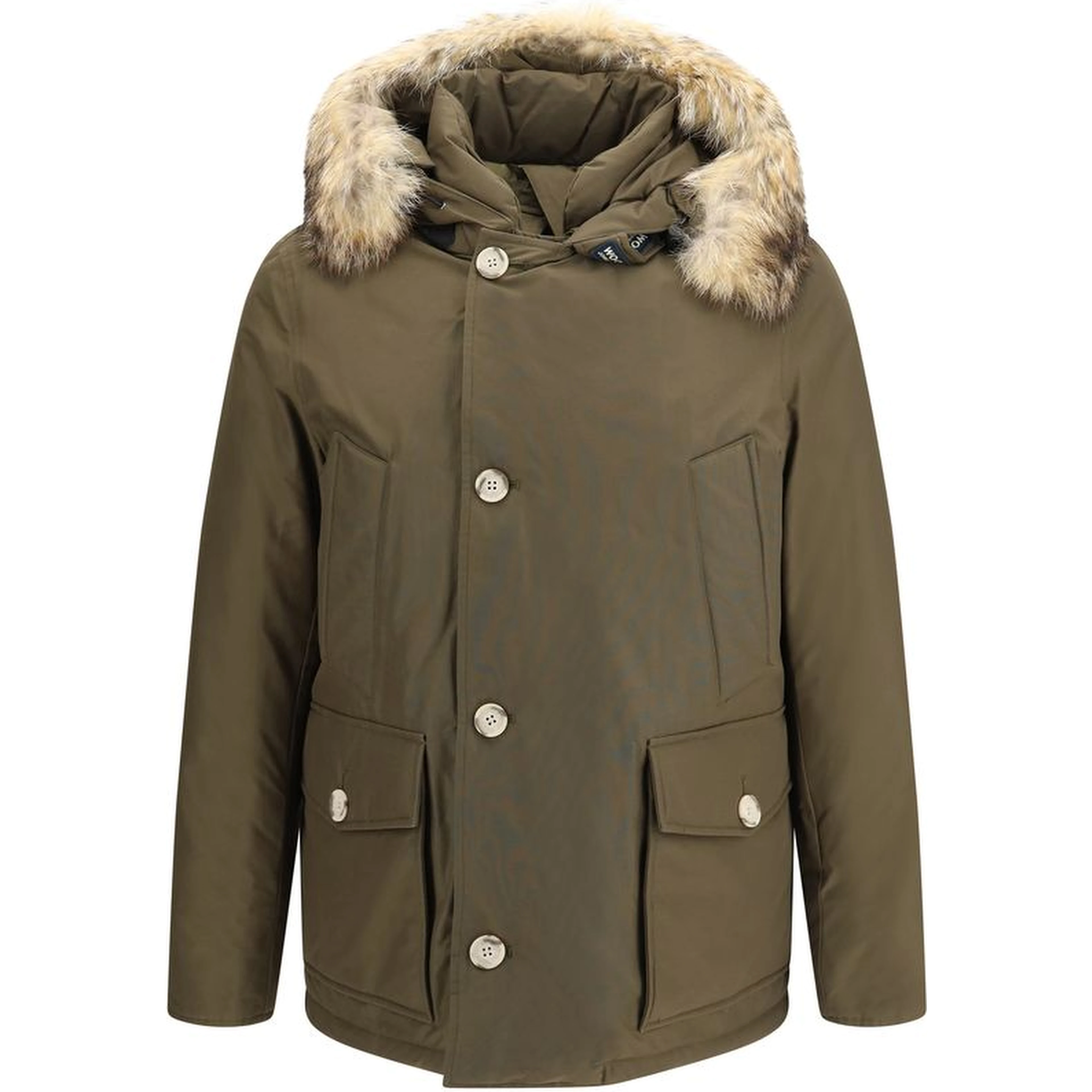 Bicolor Cotton Parka