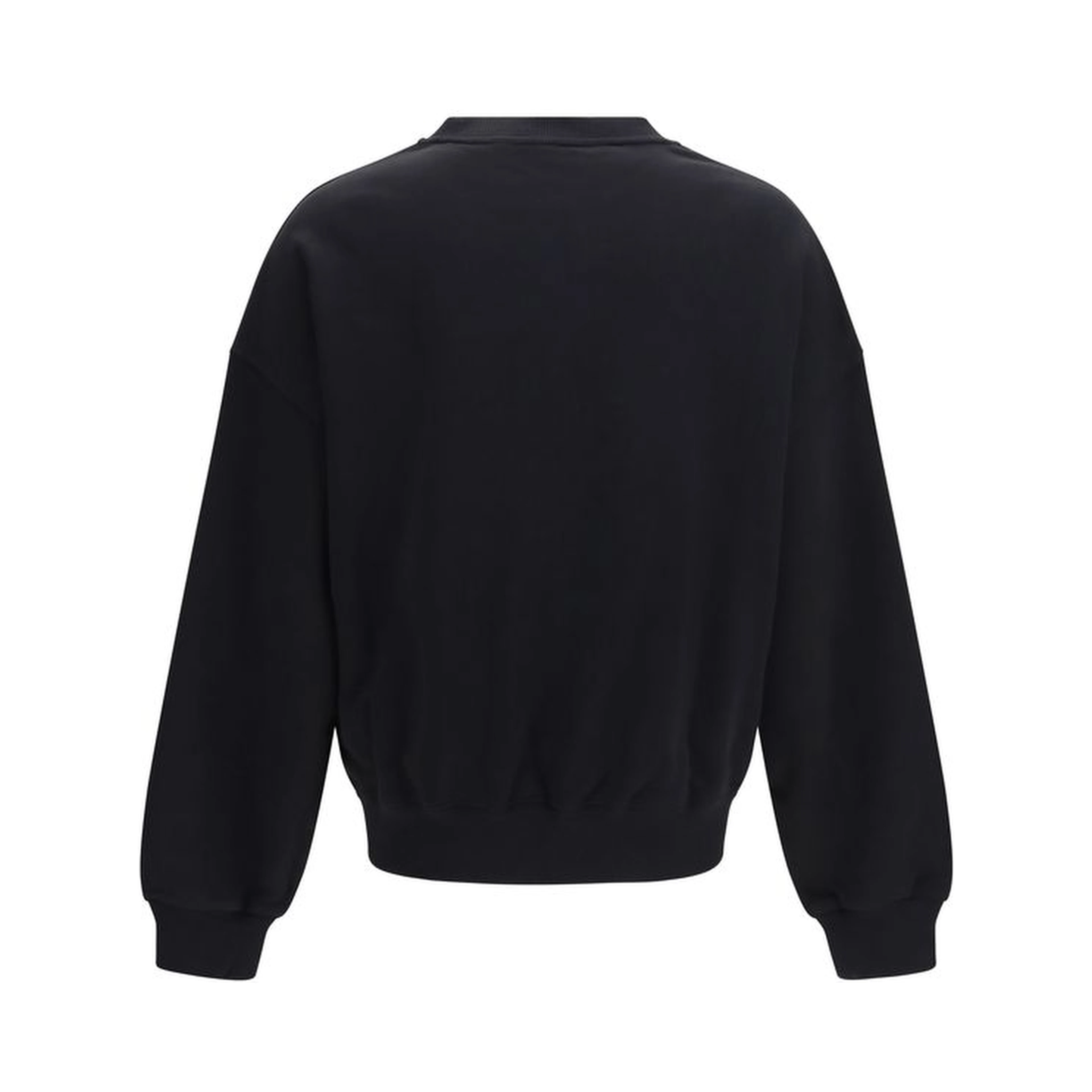 Black Cotton Sweatshirt