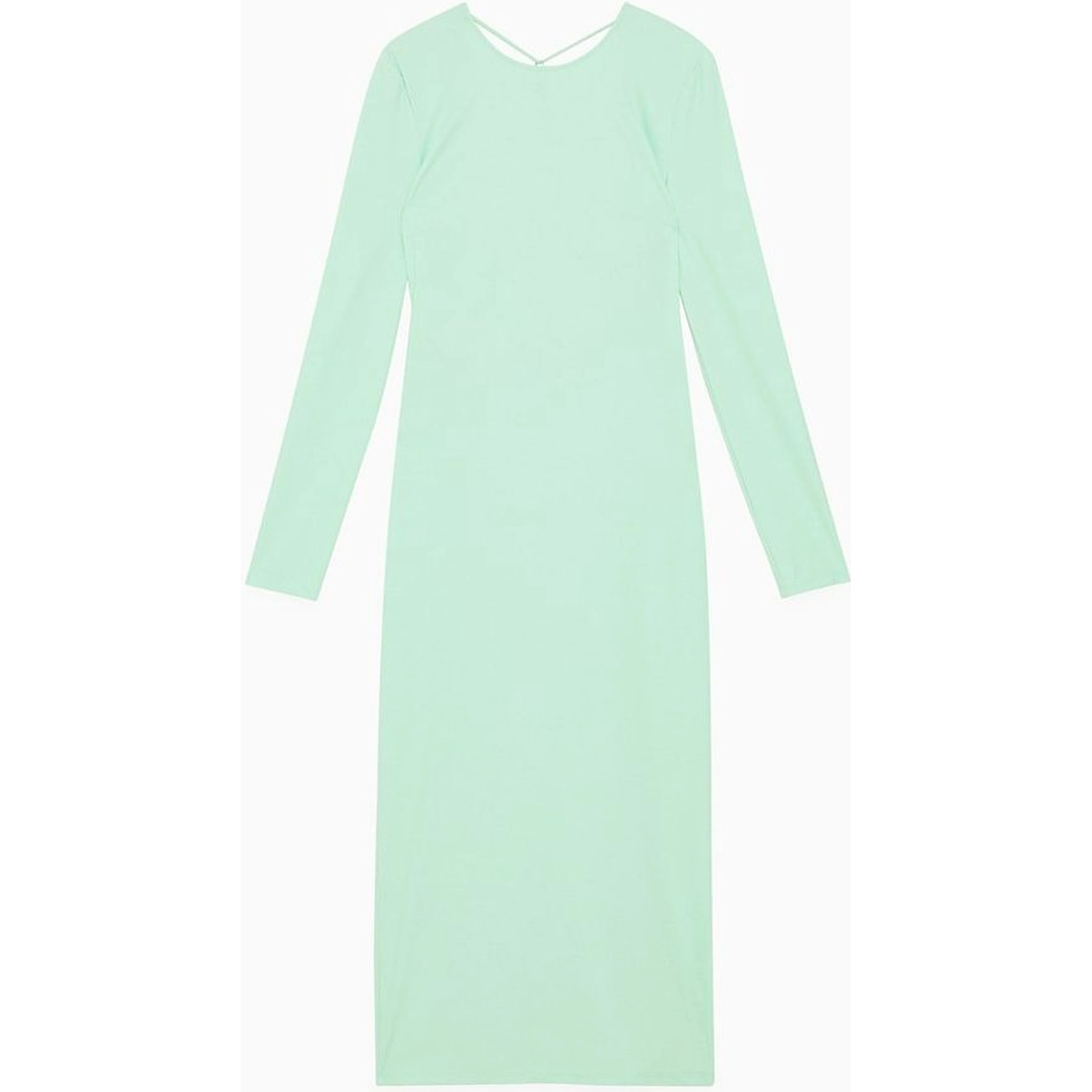 Green Polyamide Casual Dress