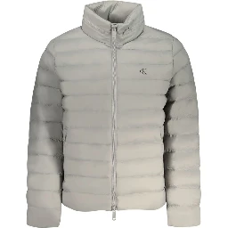 Gray Polyamide Shell Jacket