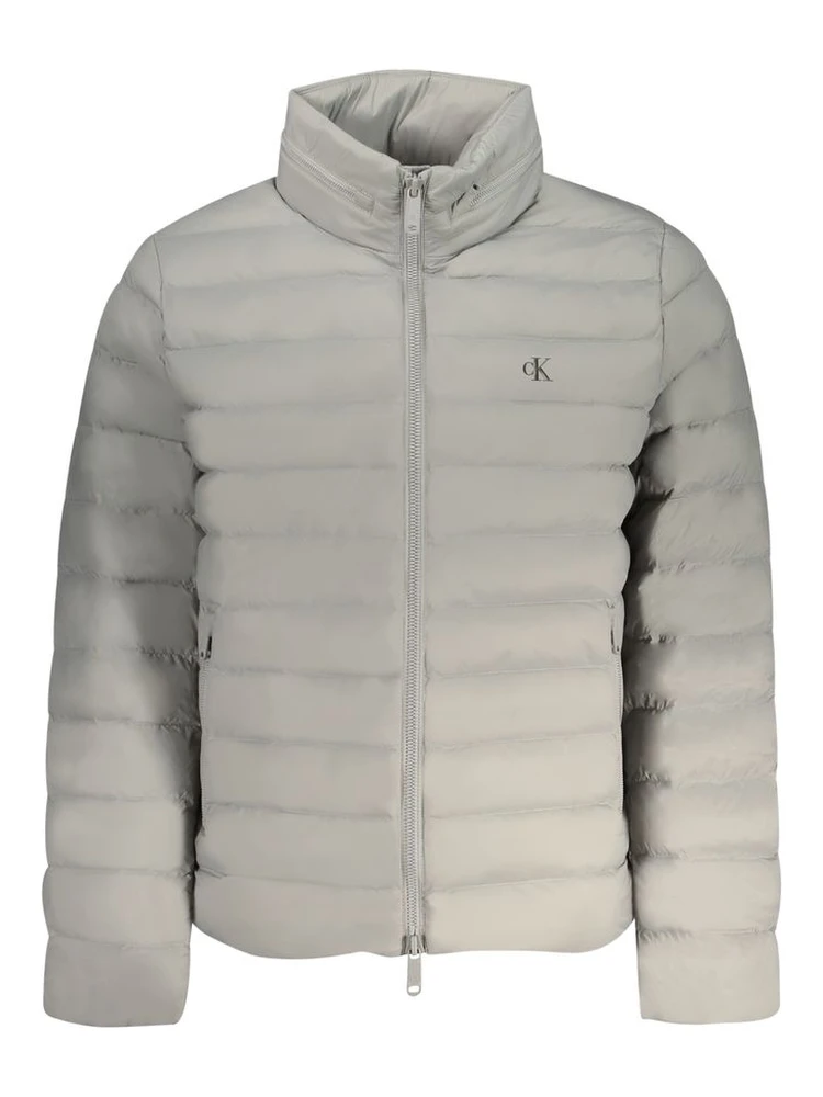 Gray Polyamide Shell Jacket