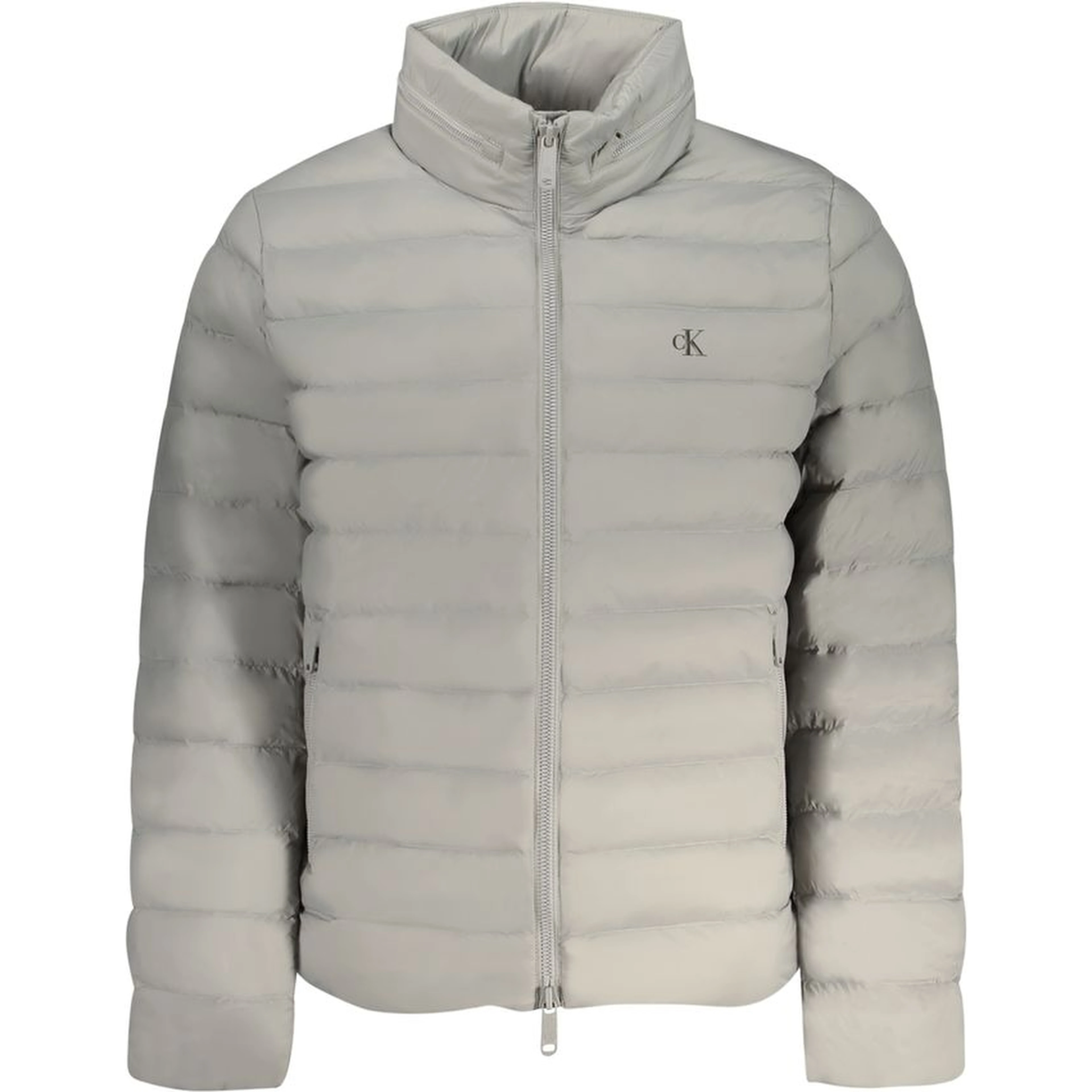 Gray Polyamide Shell Jacket