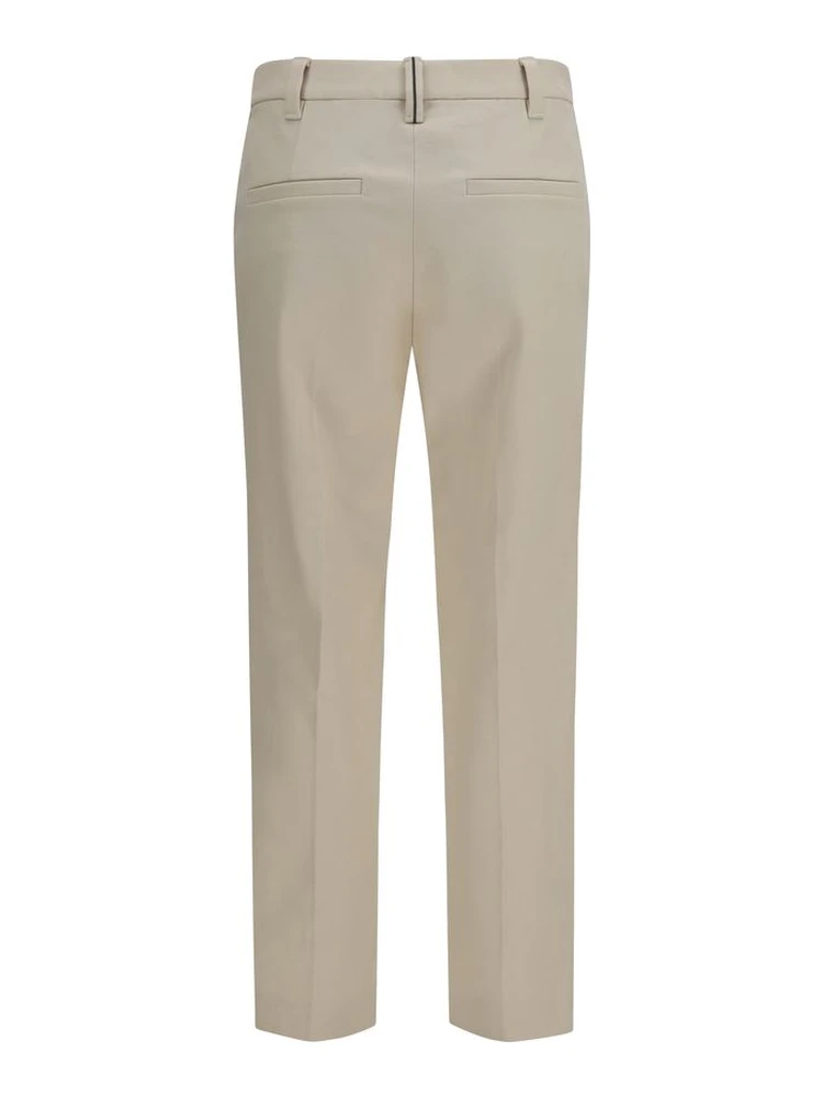 Beige Cotton Dress Pants alternative