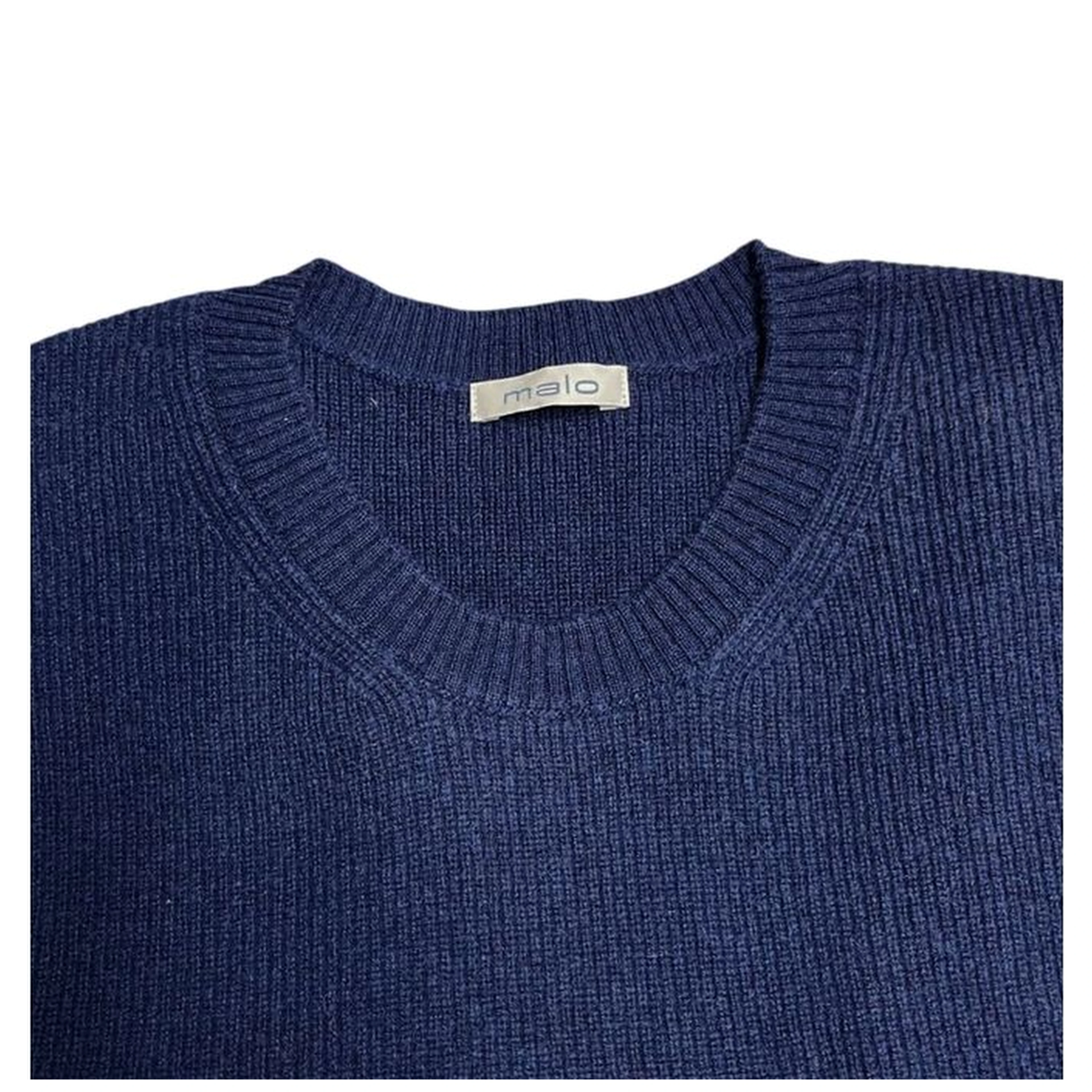Blue Wool Men's Sweater