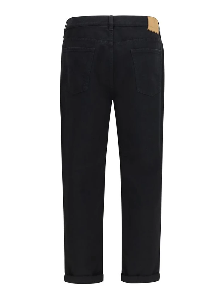 Black Cotton High-Waisted Jean alternative