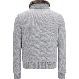 Gray Goose Down Full-Length Jacket