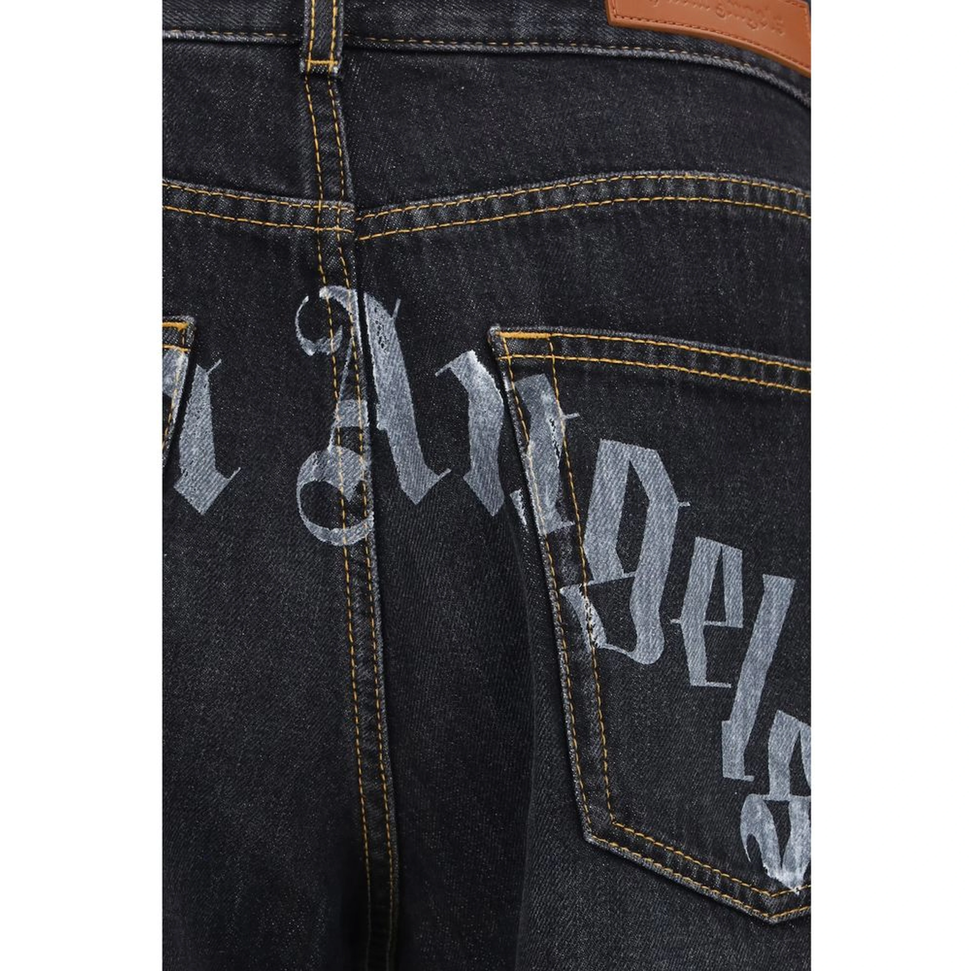 Black Cotton Jeans Denim