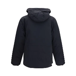 Black Recycled Polyamide Parka
