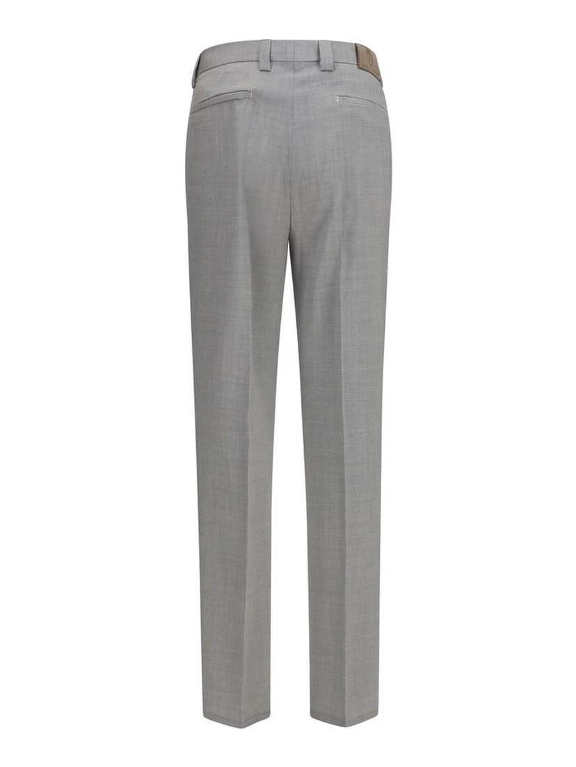 Gray Wool Oves Aries Dress Pants