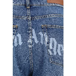 Blue Cotton Jeans Denim