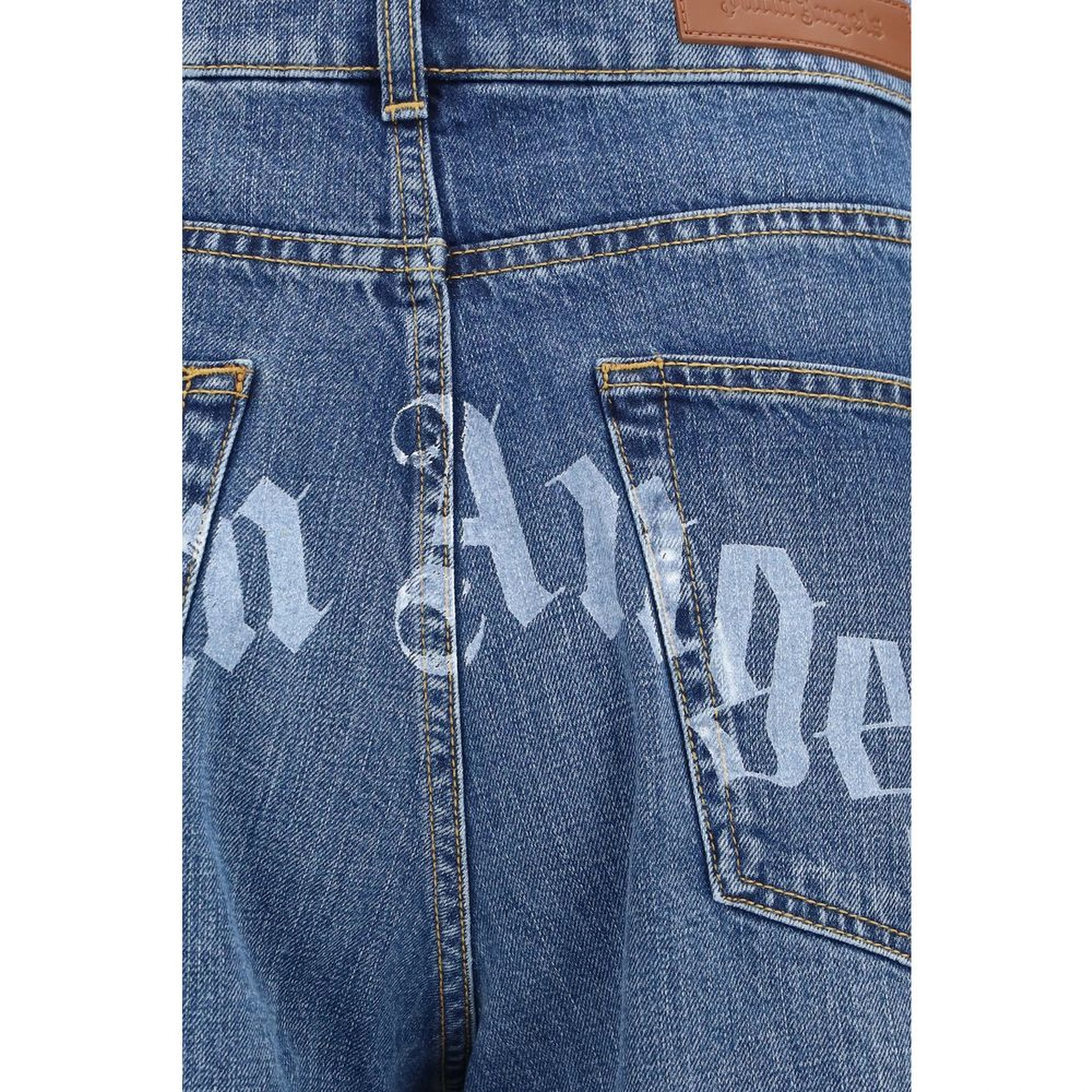 Blue Cotton Jeans Denim