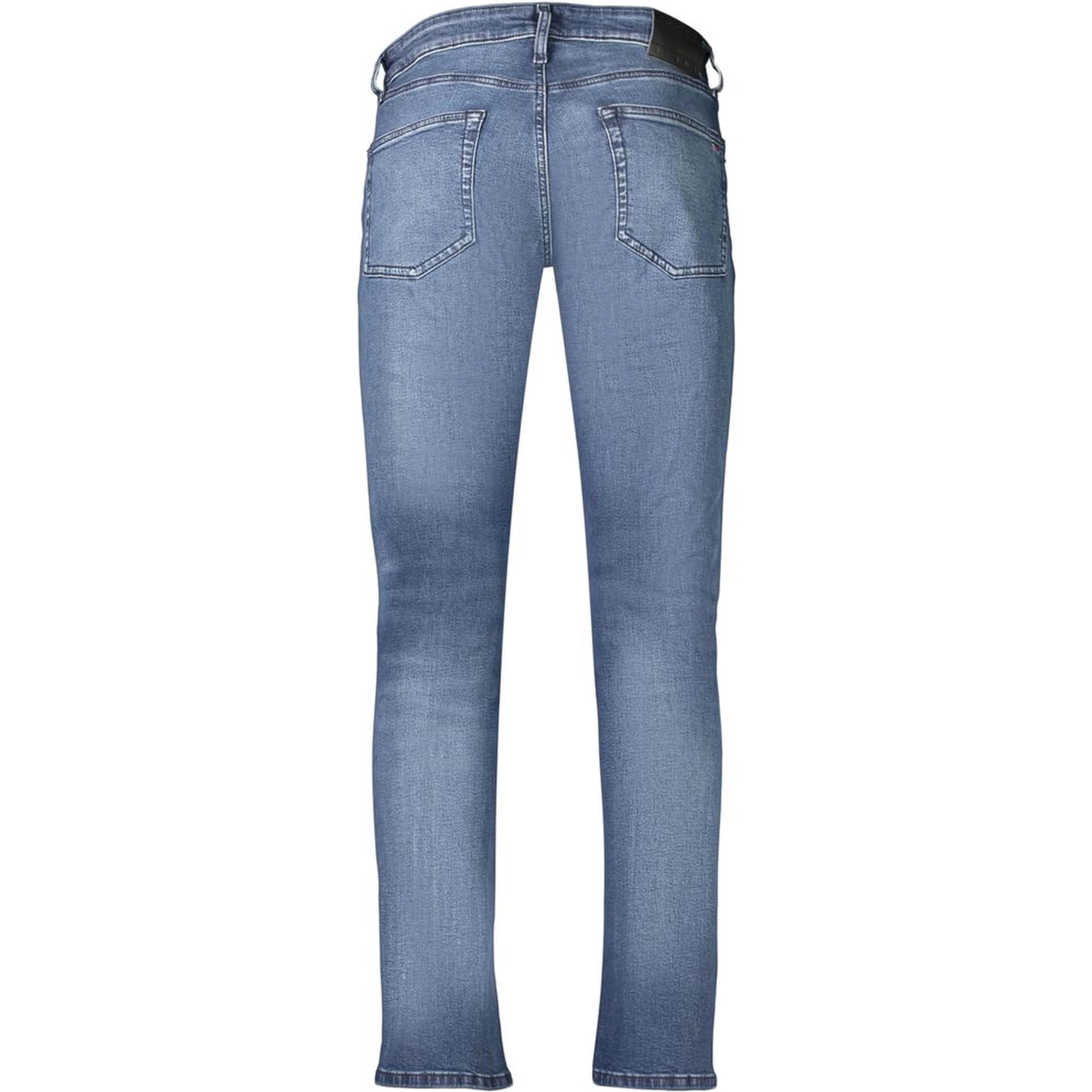 Blue Cotton Slim Fit Jeans