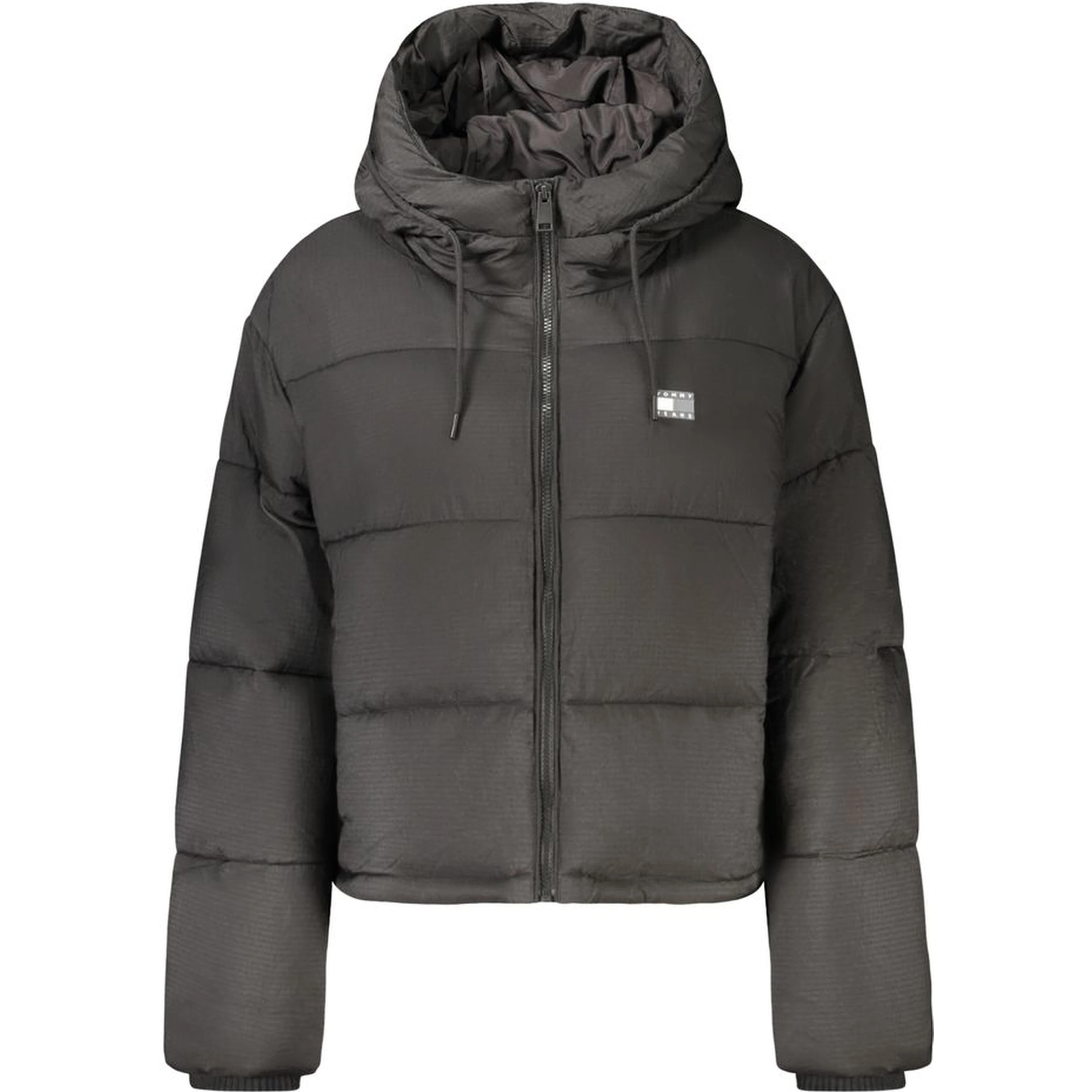 Black Polyester Shell Jacket