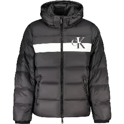 Black Nylon Men's Jacket