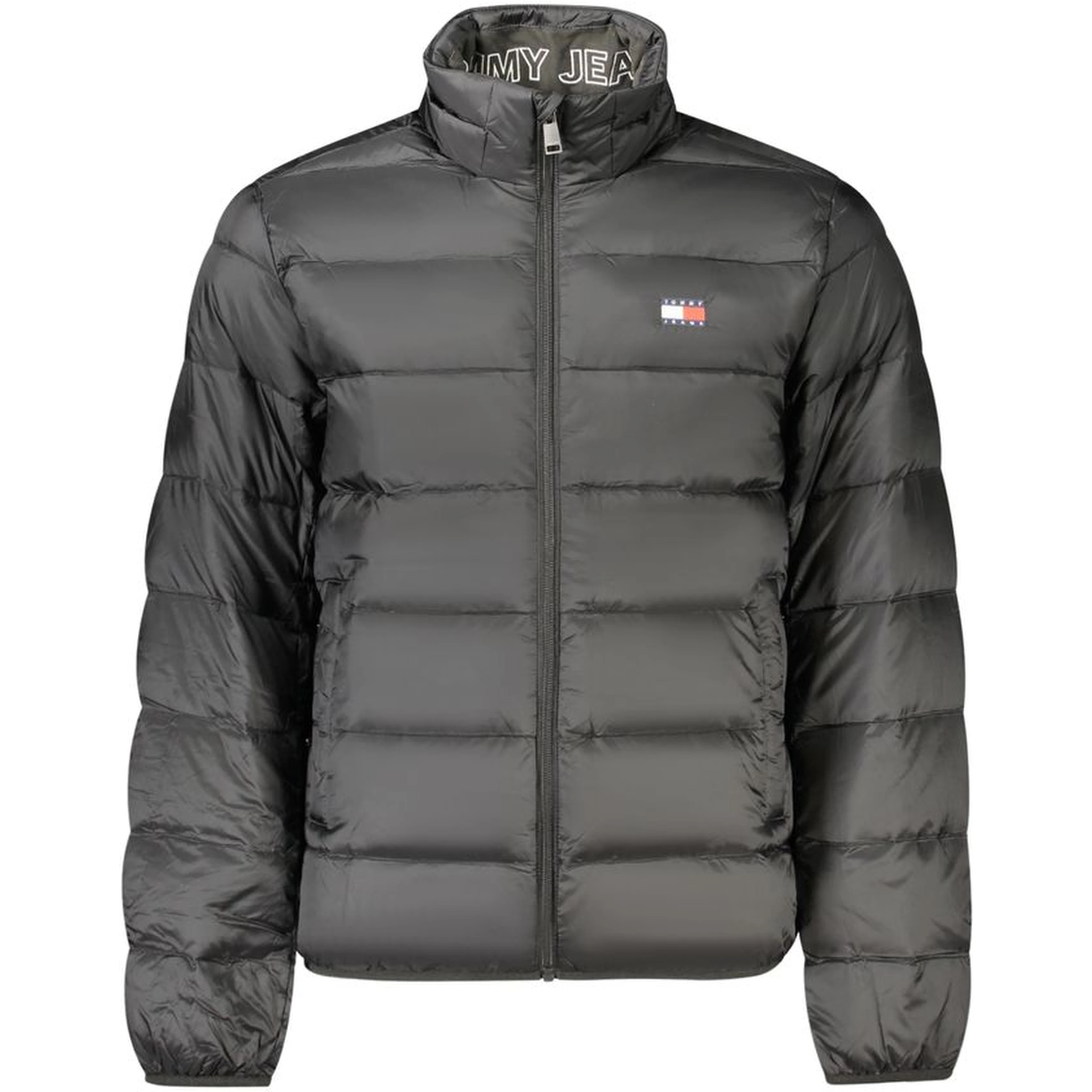 Black Polyester Men's Jacket