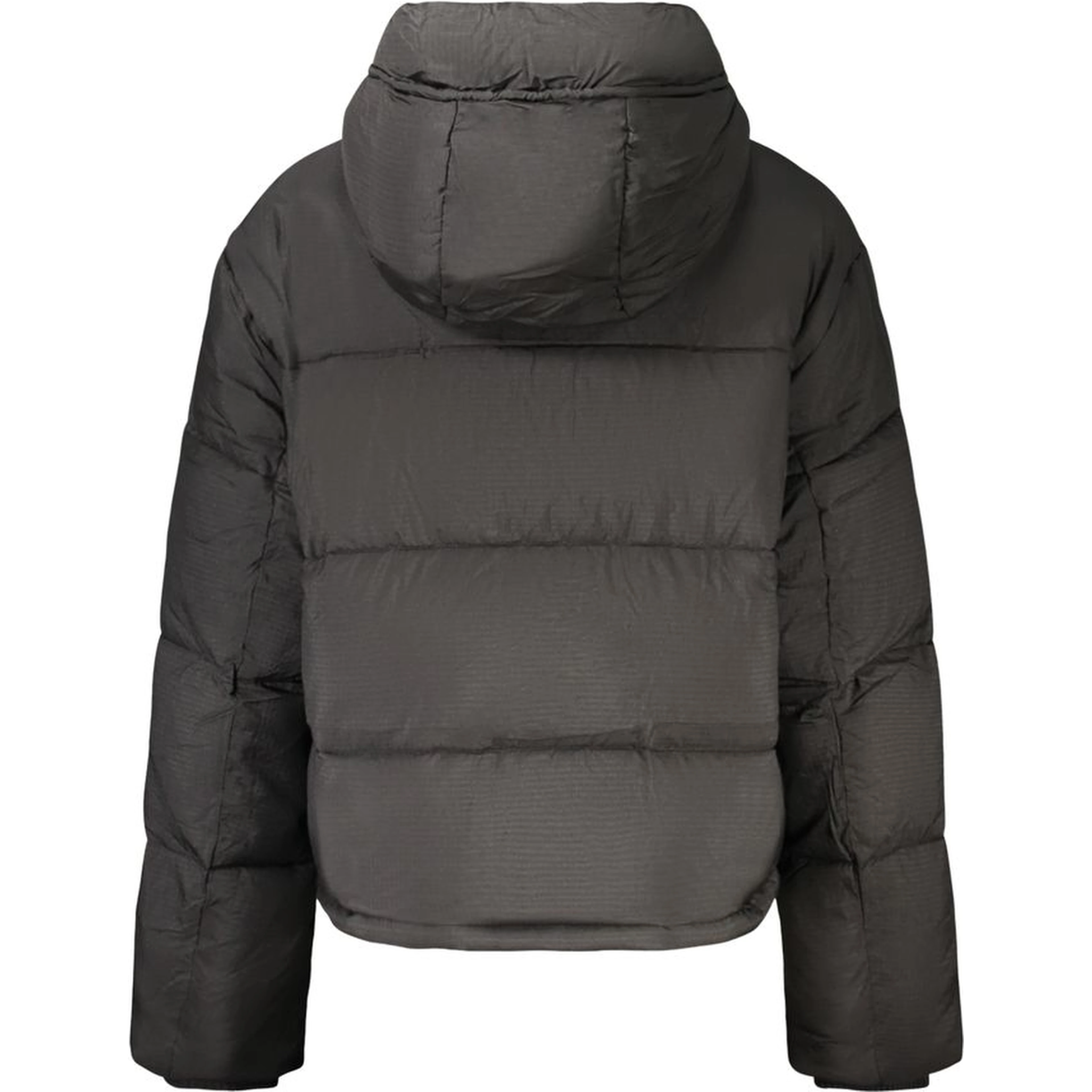 Black Polyester Shell Jacket