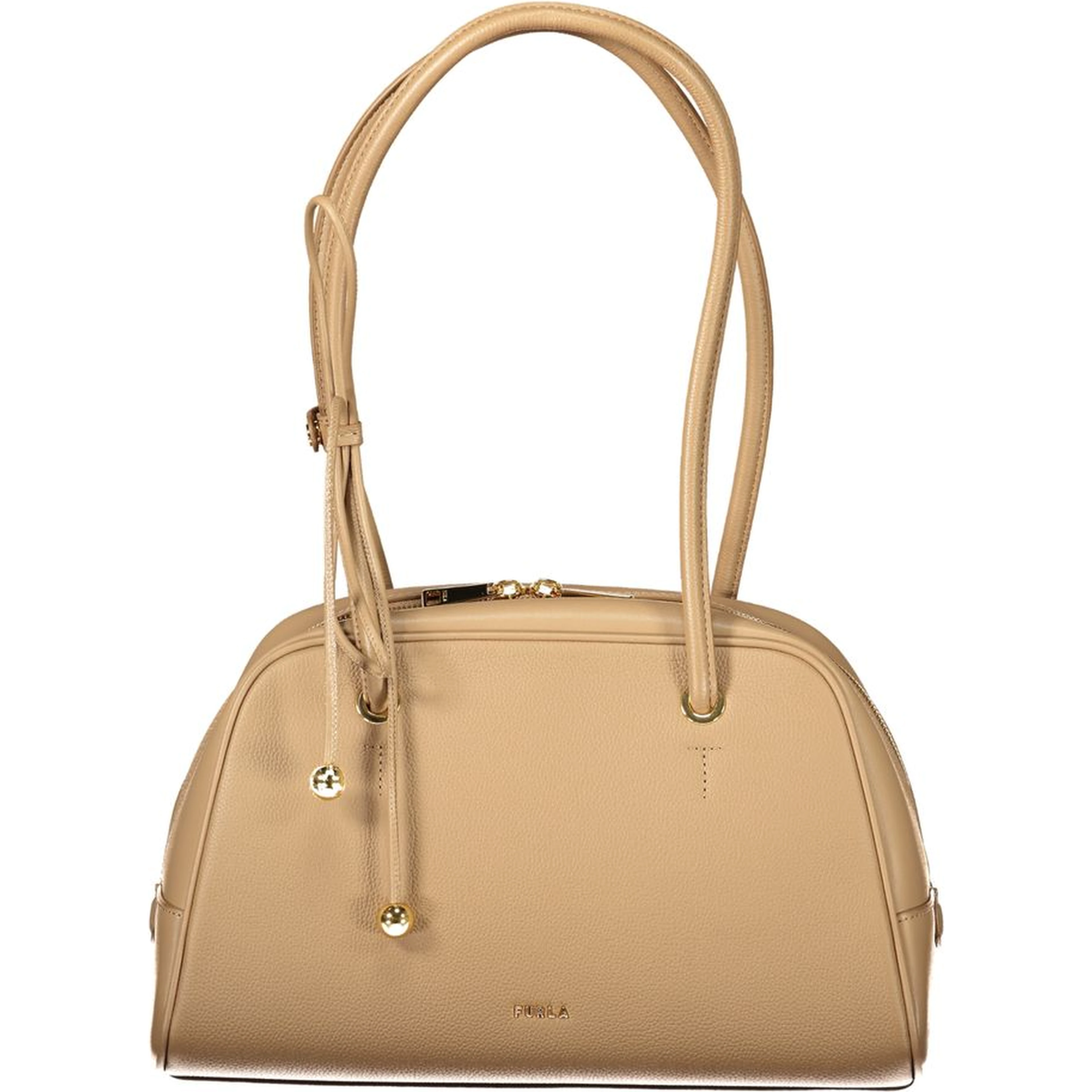 Beige Leather Women's Bag