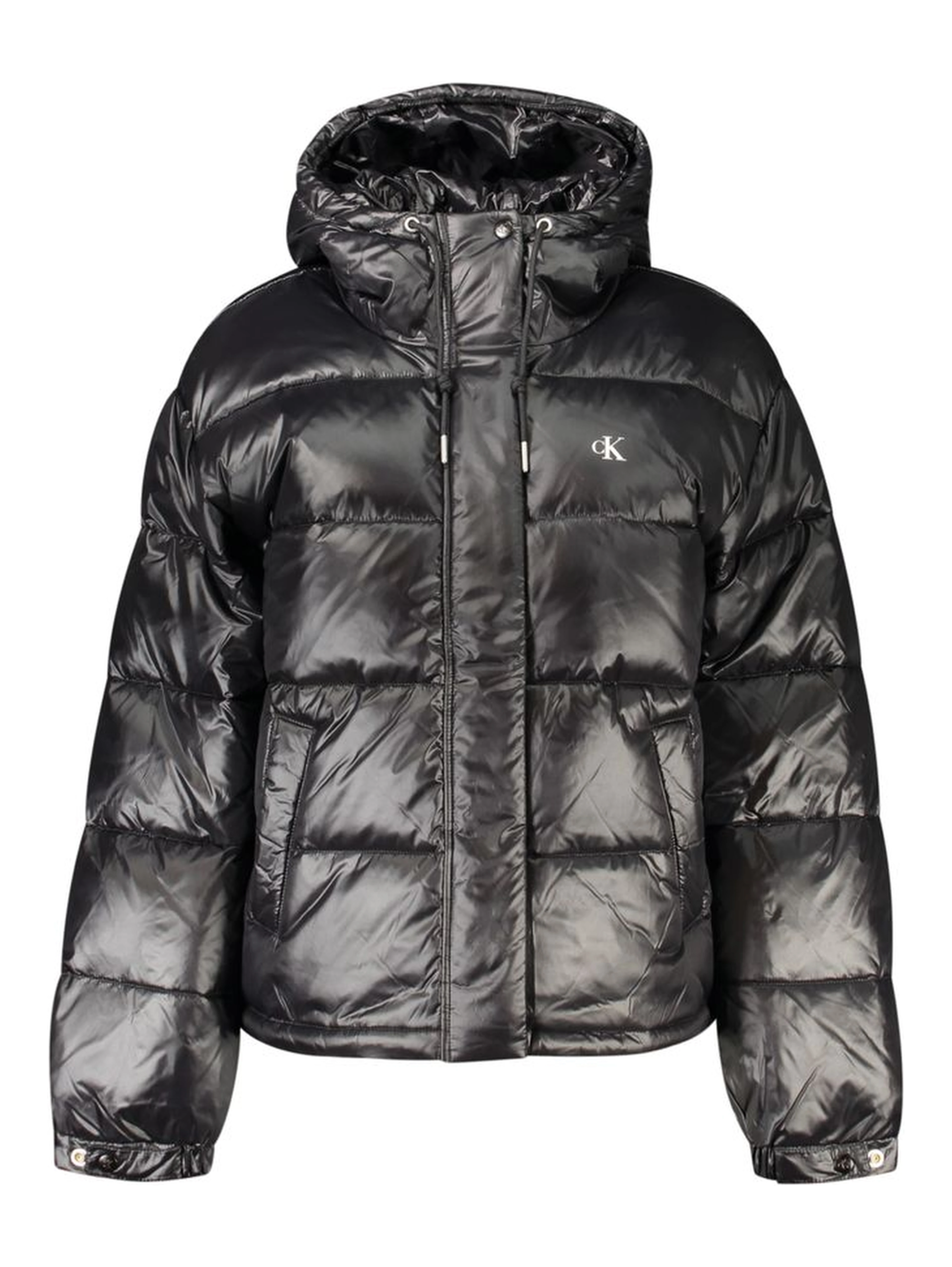 Black Nylon Full-Length Jacket