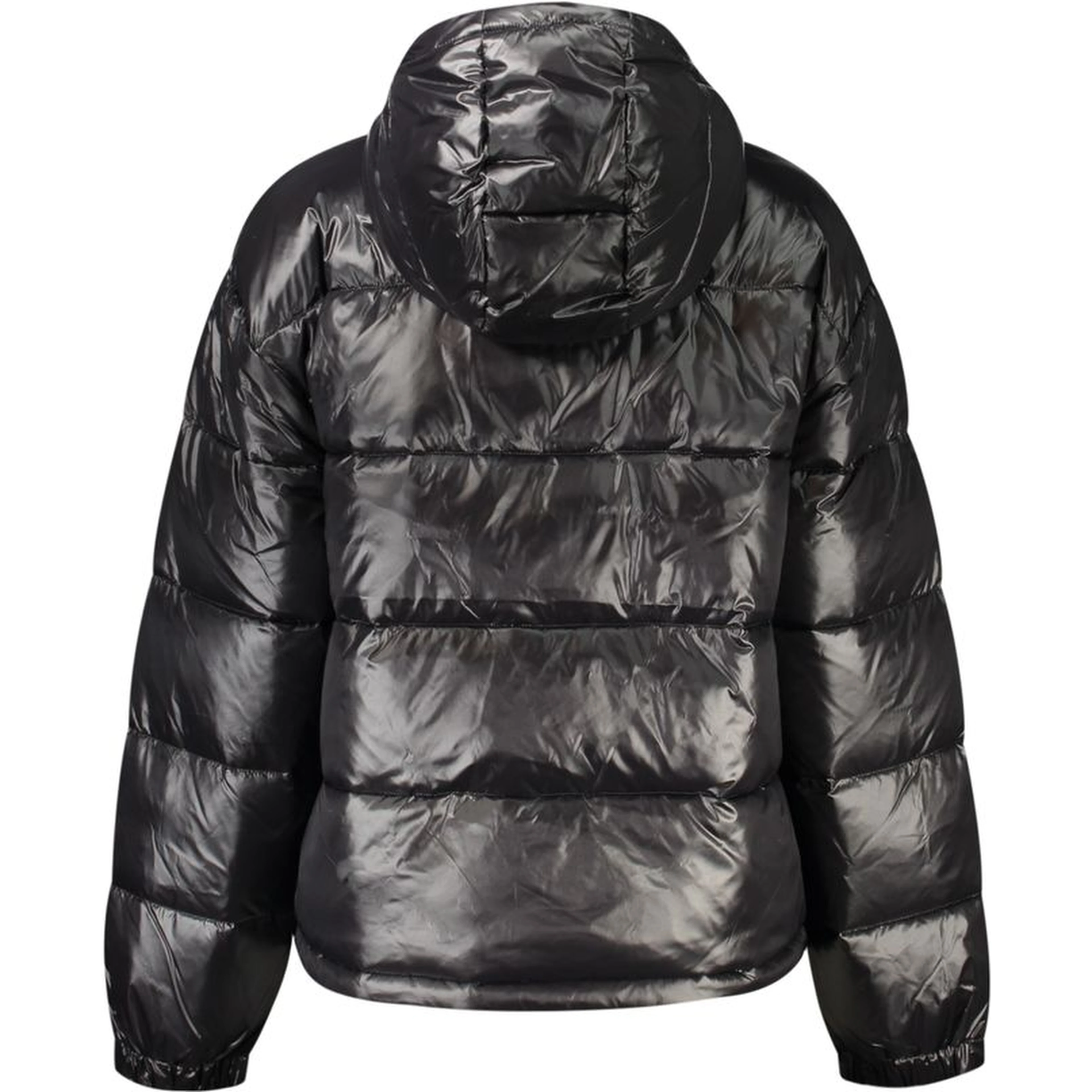 Black Nylon Full-Length Jacket