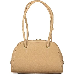 Beige Leather Women's Bag