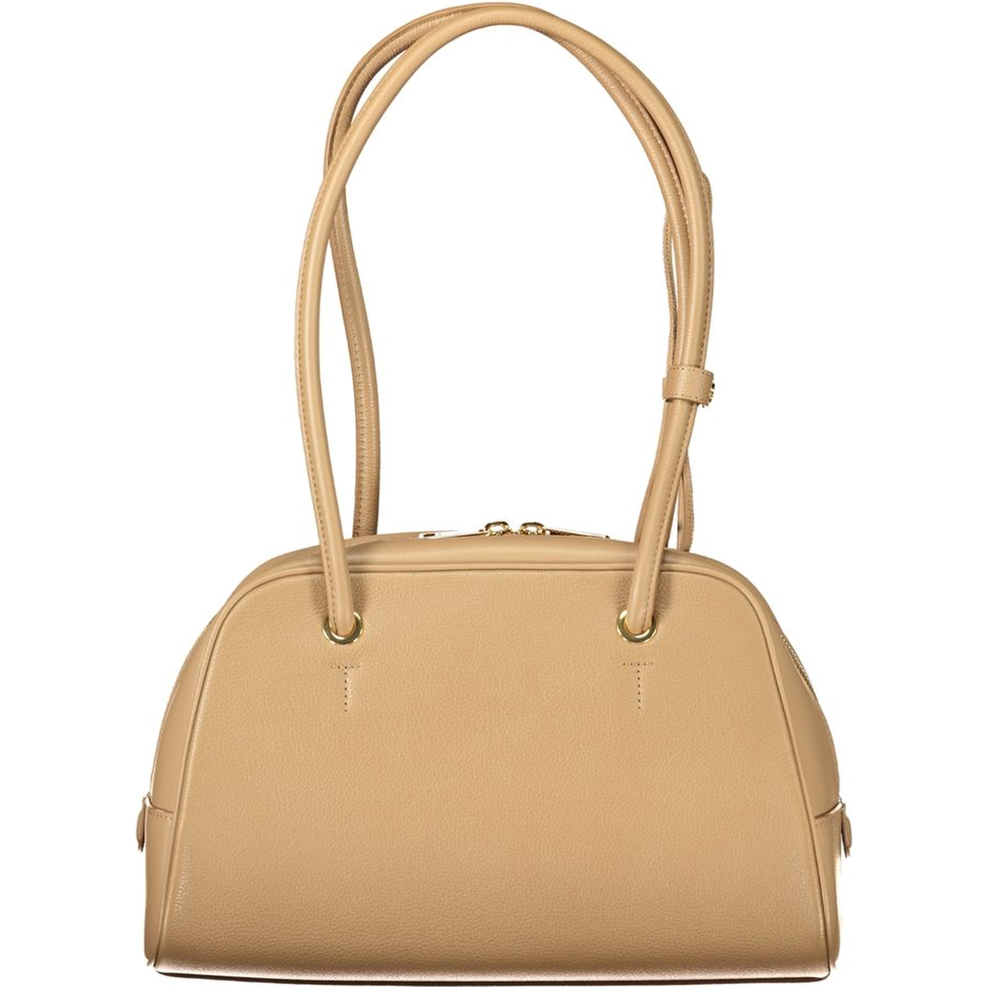 Beige Leather Women's Bag