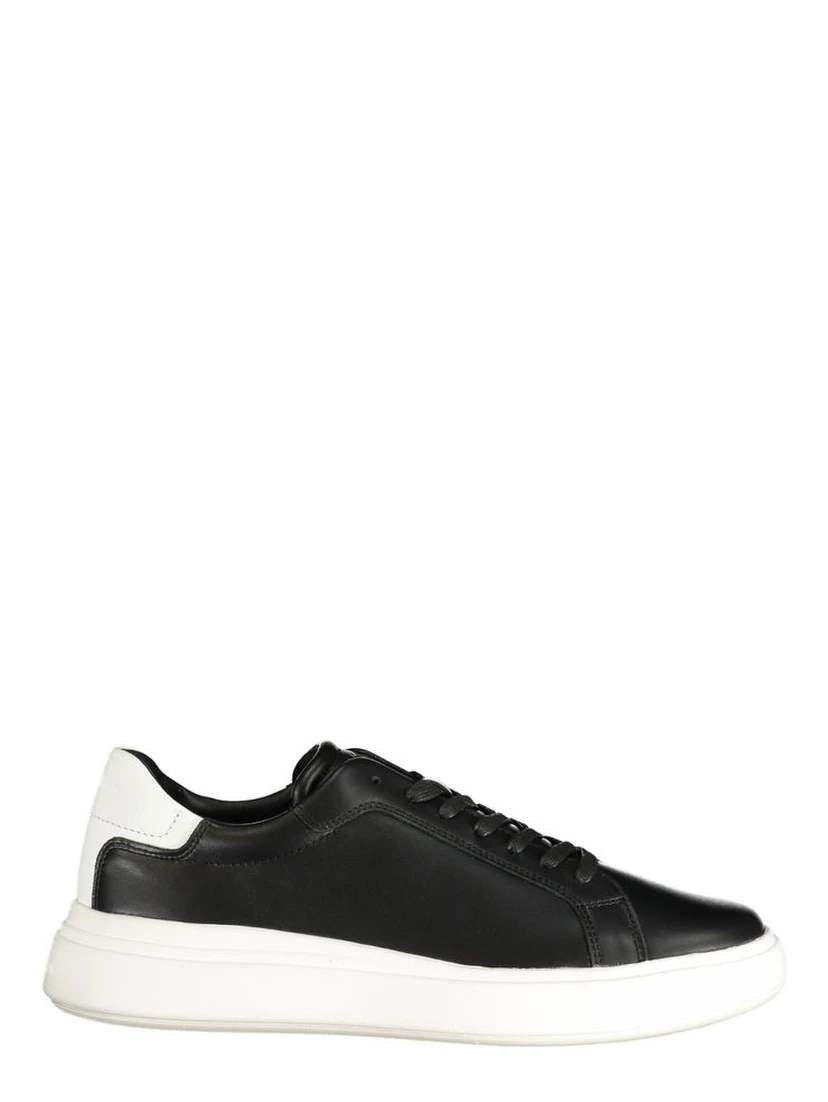 Black Leather Men's Sneaker